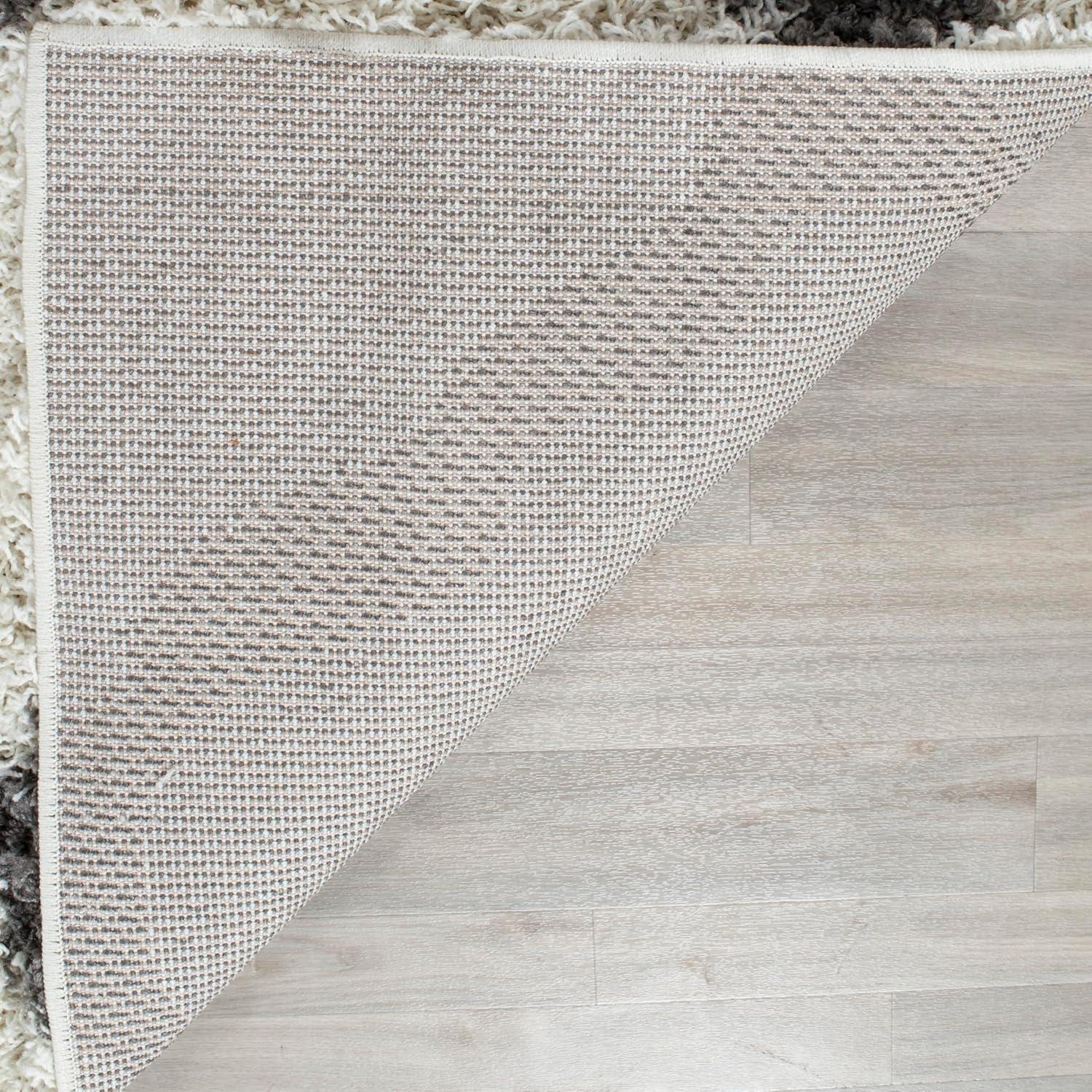 image:imageSAFAVIEH Area Rug 8x10 Dallas Shag Collection Large Ivory amp Beige Trellis Pattern NonShedding amp Easy Cleaning Plush Thick Pile Ideal for Living Room Bedroom Dining Space SGD257BIvoryDark Grey