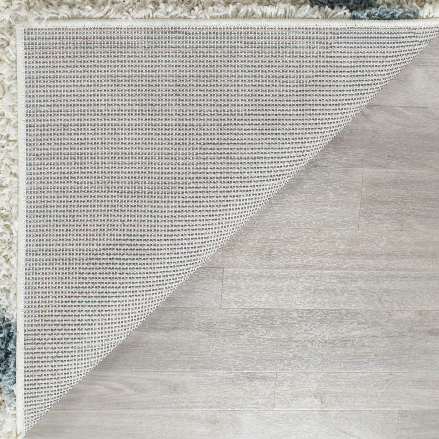 image:imageSAFAVIEH Area Rug 8x10 Dallas Shag Collection Large Ivory amp Beige Trellis Pattern NonShedding amp Easy Cleaning Plush Thick Pile Ideal for Living Room Bedroom Dining Space SGD257BIvoryRed
