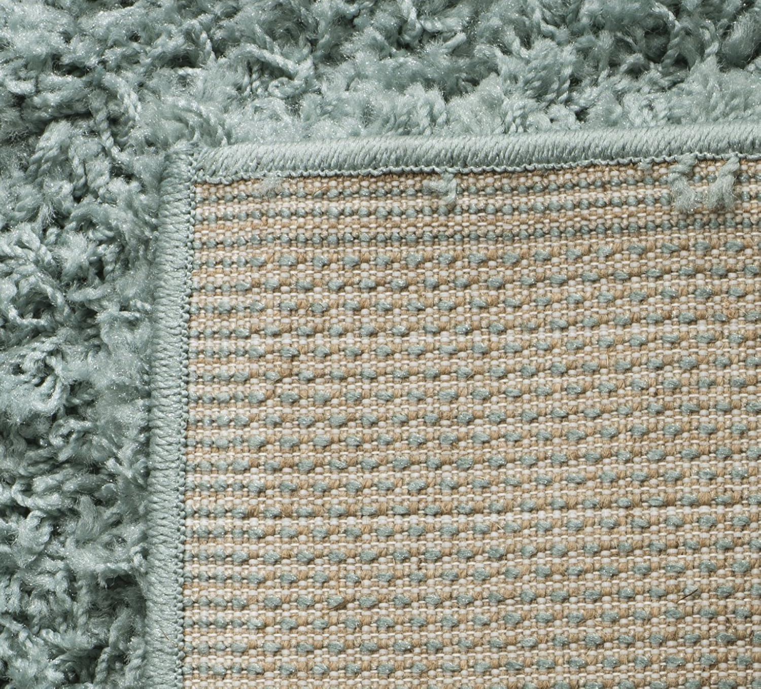 image:imageSAFAVIEH Area Rug 8x10 Dallas Shag Collection Large Ivory amp Beige Trellis Pattern NonShedding amp Easy Cleaning Plush Thick Pile Ideal for Living Room Bedroom Dining Space SGD257BSeafoamIvory
