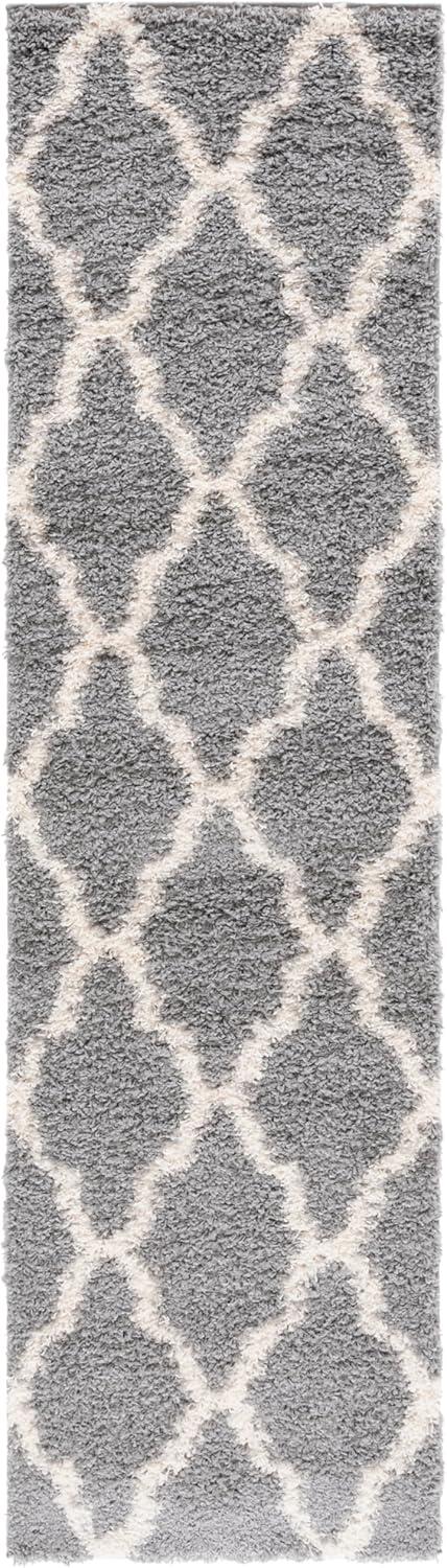 image:imageSAFAVIEH Area Rug 8x10 Dallas Shag Collection Large Ivory amp Beige Trellis Pattern NonShedding amp Easy Cleaning Plush Thick Pile Ideal for Living Room Bedroom Dining Space SGD257BGreyIvory