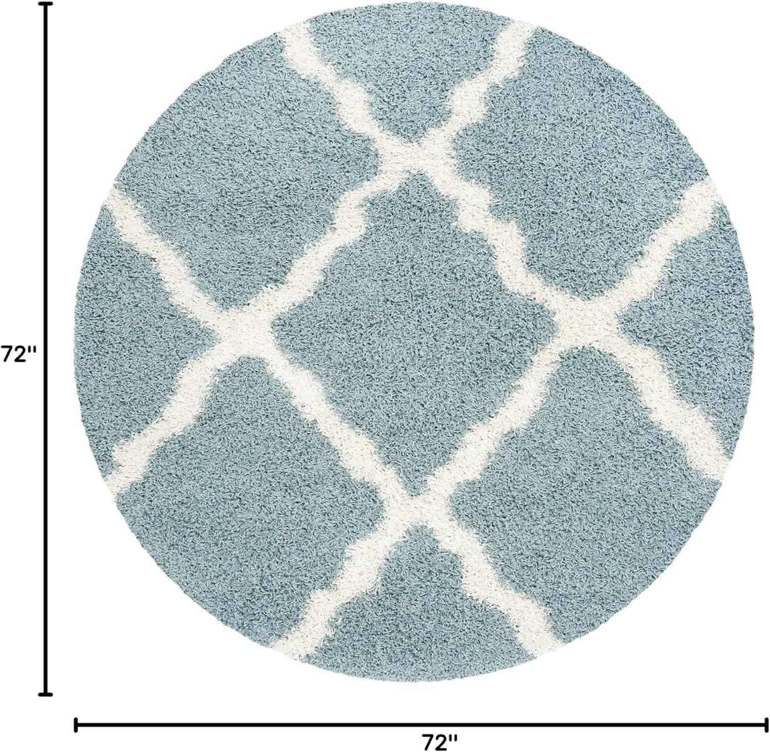 image:imageSAFAVIEH Area Rug 8x10 Dallas Shag Collection Large Ivory amp Beige Trellis Pattern NonShedding amp Easy Cleaning Plush Thick Pile Ideal for Living Room Bedroom Dining Space SGD257BSeafoamIvory