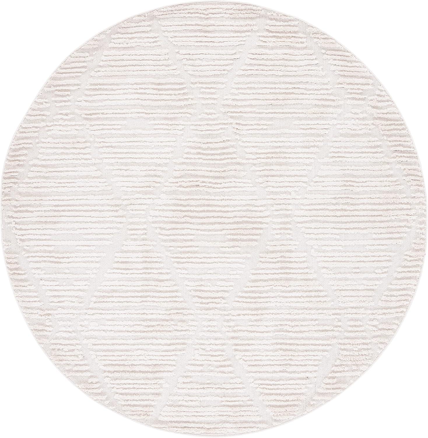 image:imageSAFAVIEH Area Rug 8x10 Marrakesh Collection Large Beige Moroccan Trellis Design with Tassel Detail NonShedding amp Easy to Clean Ideal for Living Room Bedroom Dining Space MRK517CBeige