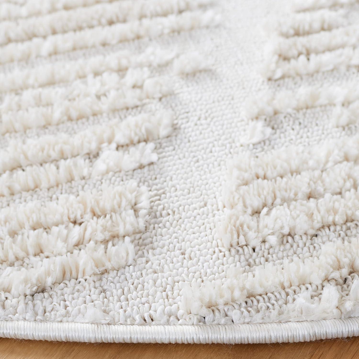 image:imageSAFAVIEH Area Rug 8x10 Marrakesh Collection Large Beige Moroccan Trellis Design with Tassel Detail NonShedding amp Easy to Clean Ideal for Living Room Bedroom Dining Space MRK517CBeige