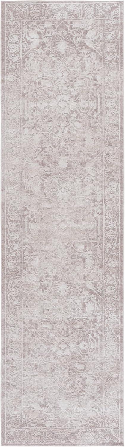 image:imageSAFAVIEH Area Rug 8x10 Reflection Collection Large Light Grey amp Cream NonShedding amp Easy Cleaning Ideal for Living Room Bedroom Dining Space RFT665CBeigeCream