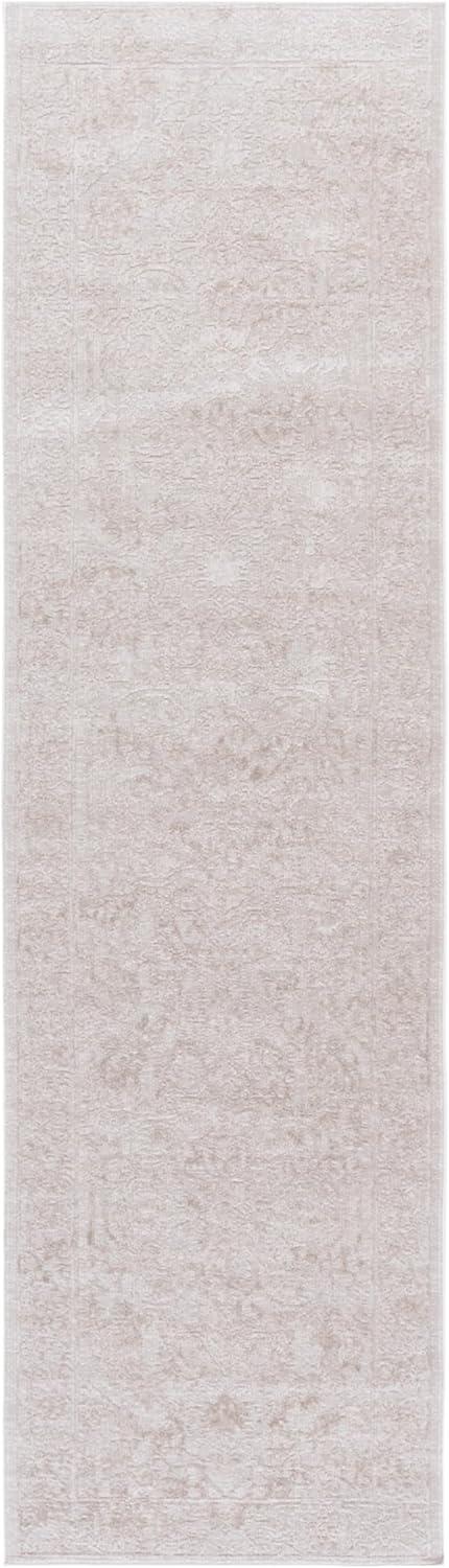image:imageSAFAVIEH Area Rug 8x10 Reflection Collection Large Light Grey amp Cream NonShedding amp Easy Cleaning Ideal for Living Room Bedroom Dining Space RFT665CCremeIvory