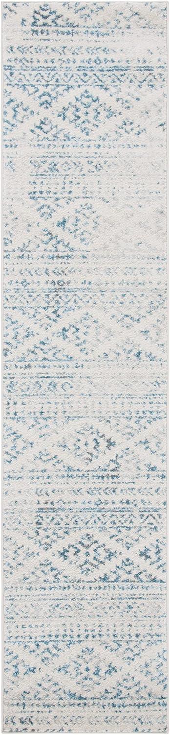 image:imageSAFAVIEH Area Rug 8x10 Tulum Collection Large Ivory amp Navy Moroccan Boho Tribal Design NonShedding amp Easy to Clean Ideal for Living Room Bedroom Dining Space TUL272DIvoryTurquoise