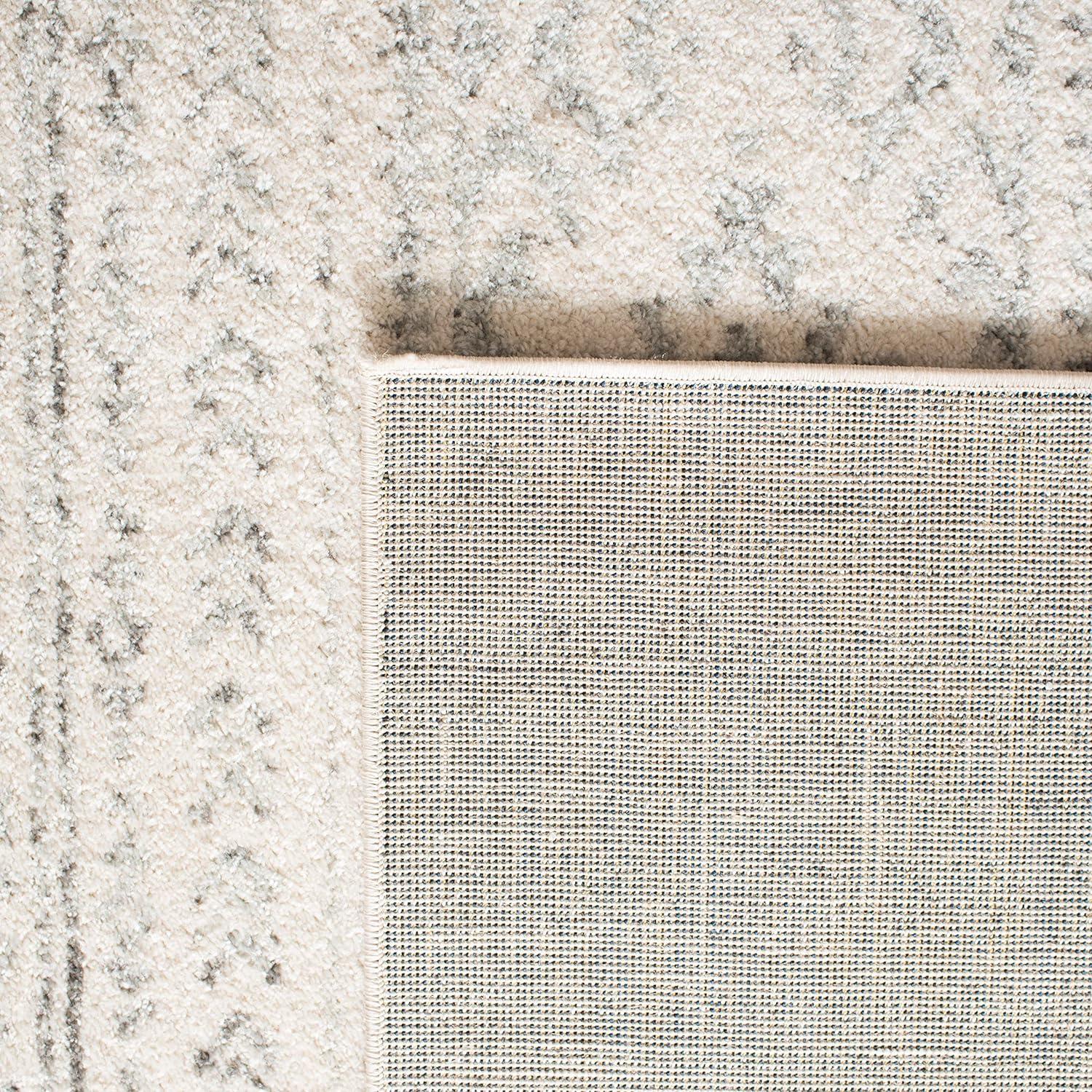 image:imageSAFAVIEH Area Rug 8x10 Tulum Collection Large Ivory amp Navy Moroccan Boho Tribal Design NonShedding amp Easy to Clean Ideal for Living Room Bedroom Dining Space TUL272DIvoryGrey