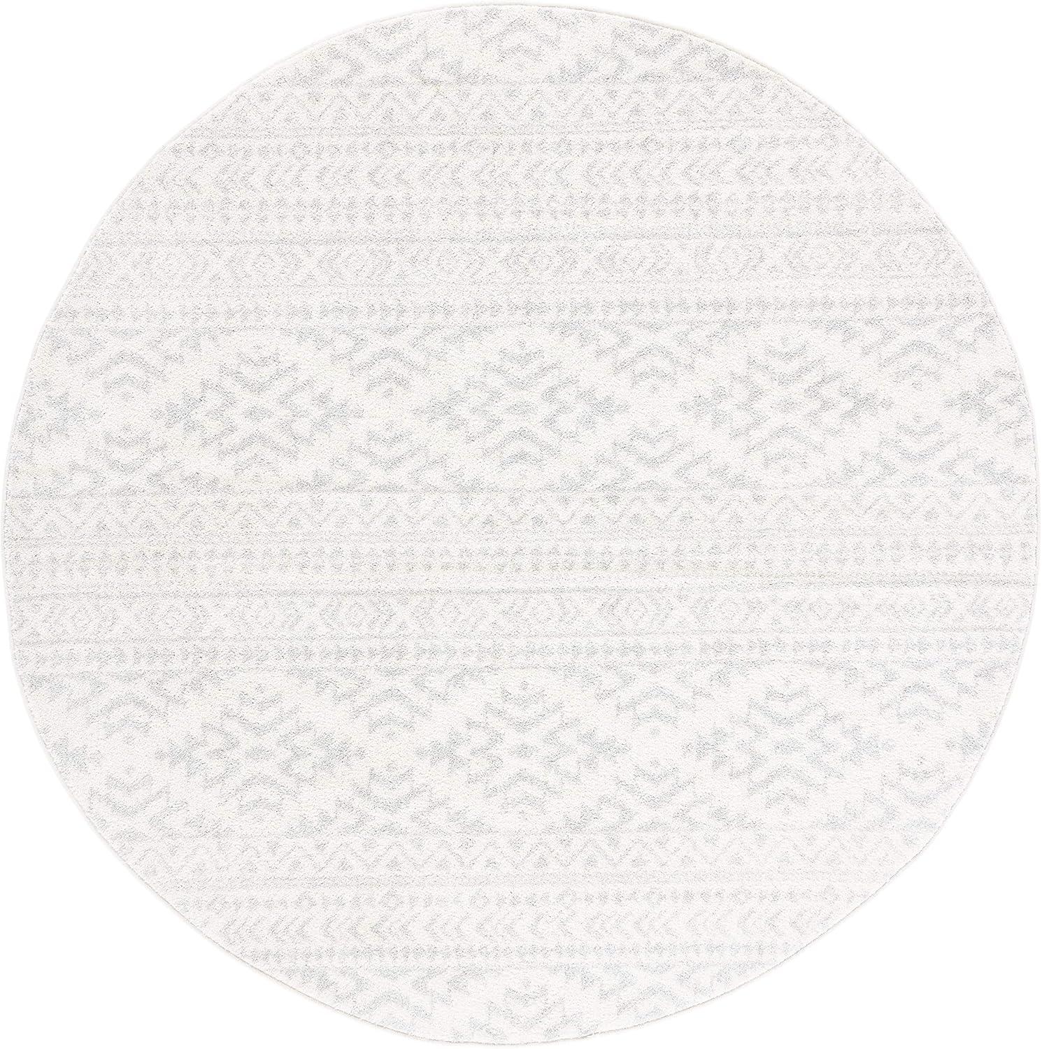 image:imageSAFAVIEH Area Rug 8x10 Tulum Collection Large Ivory amp Navy Moroccan Boho Tribal Design NonShedding amp Easy to Clean Ideal for Living Room Bedroom Dining Space TUL272DIvoryLight Grey