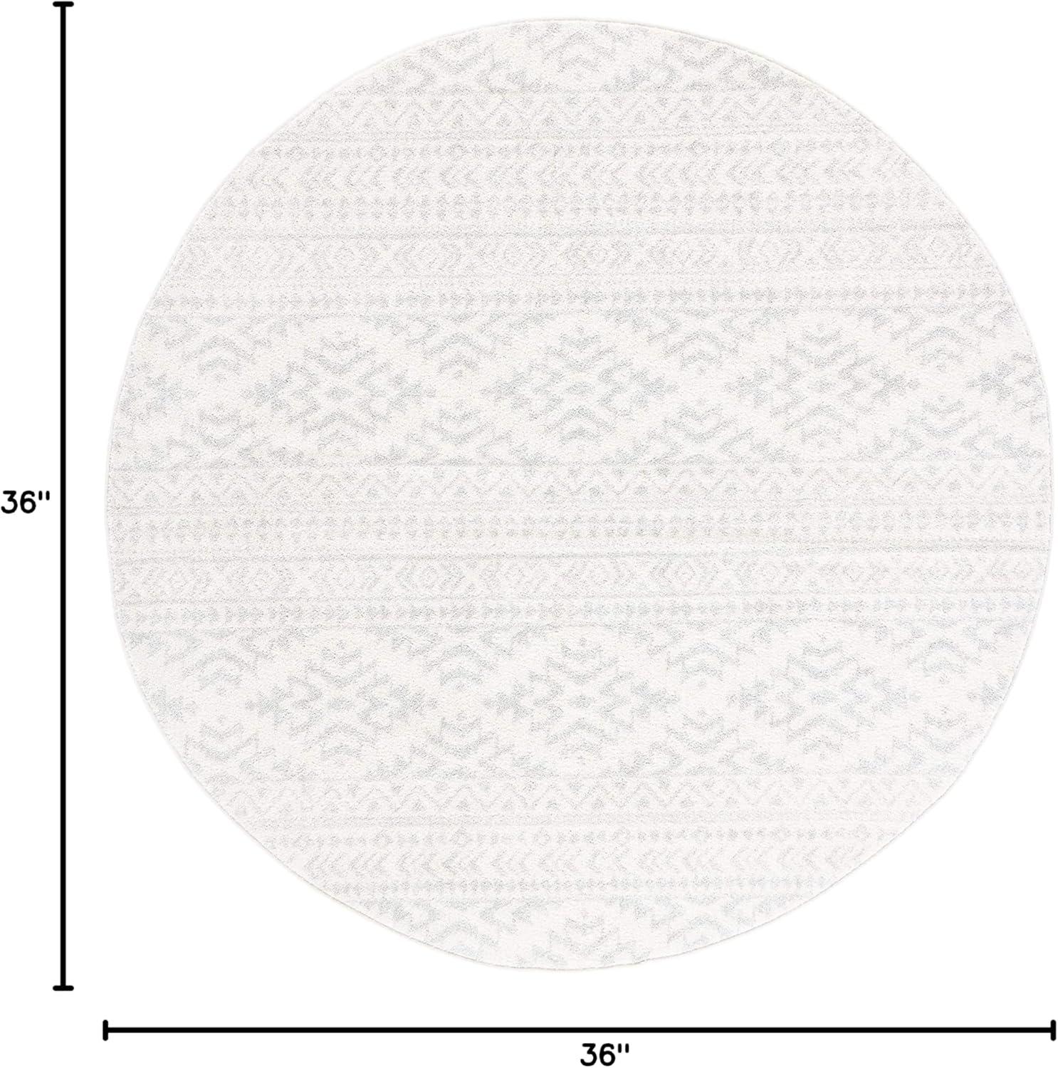 image:imageSAFAVIEH Area Rug 8x10 Tulum Collection Large Ivory amp Navy Moroccan Boho Tribal Design NonShedding amp Easy to Clean Ideal for Living Room Bedroom Dining Space TUL272DIvoryLight Grey