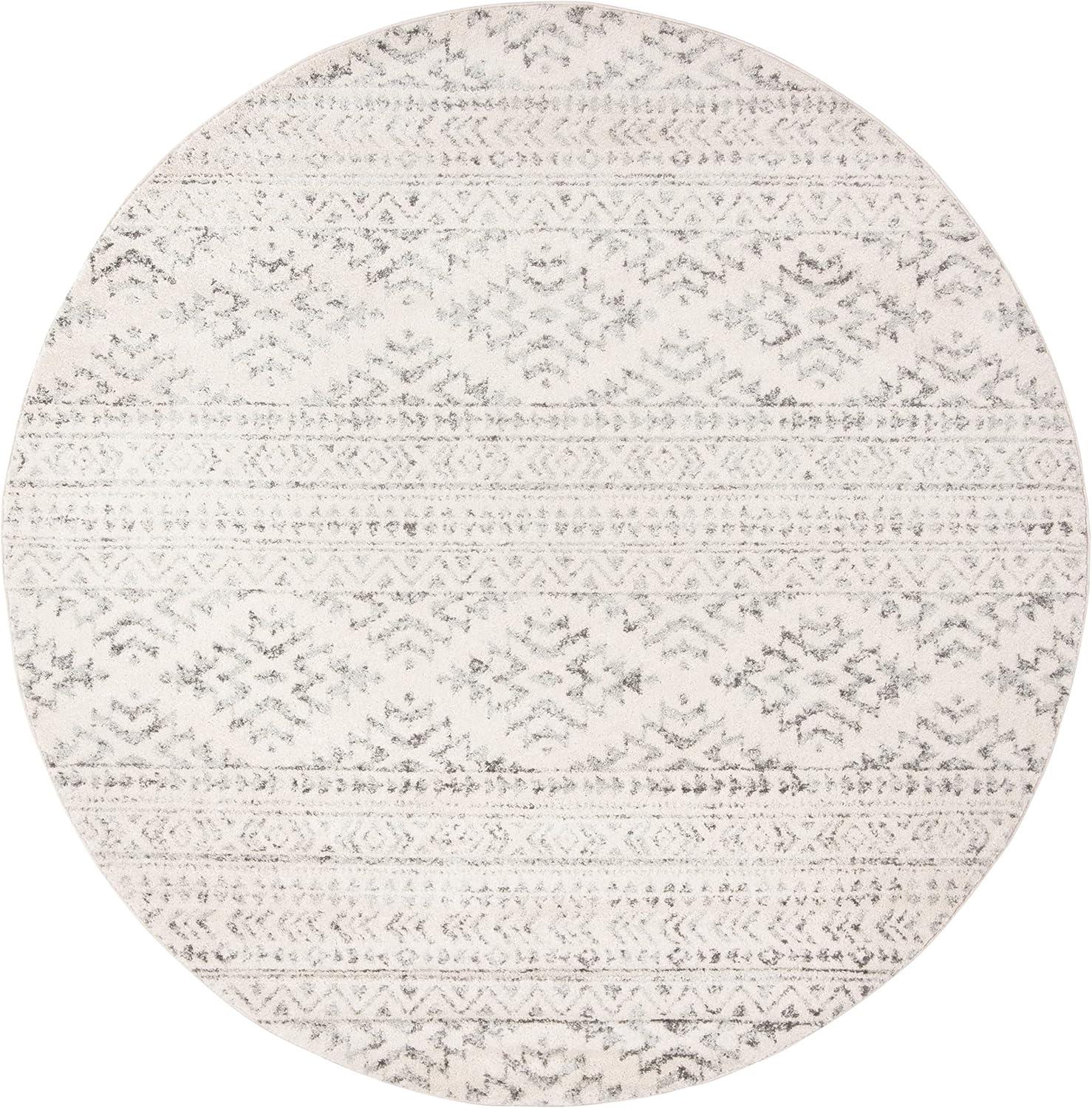 image:imageSAFAVIEH Area Rug 8x10 Tulum Collection Large Ivory amp Navy Moroccan Boho Tribal Design NonShedding amp Easy to Clean Ideal for Living Room Bedroom Dining Space TUL272DIvoryGrey
