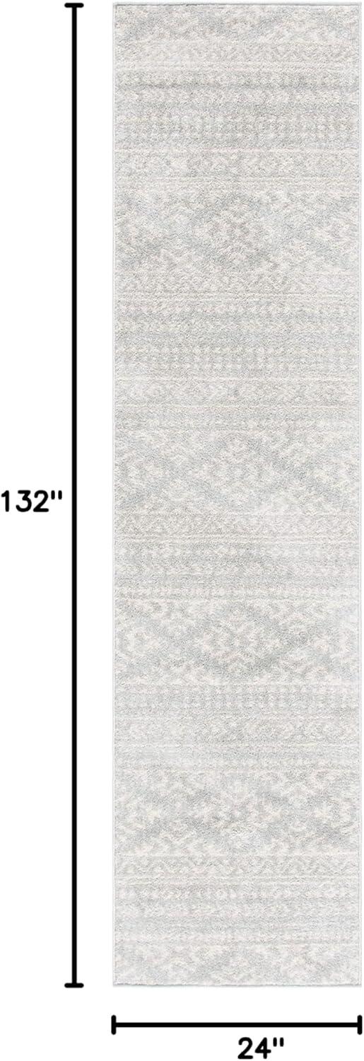 image:imageSAFAVIEH Area Rug 8x10 Tulum Collection Large Ivory amp Navy Moroccan Boho Tribal Design NonShedding amp Easy to Clean Ideal for Living Room Bedroom Dining Space TUL272DLight GreyIvory