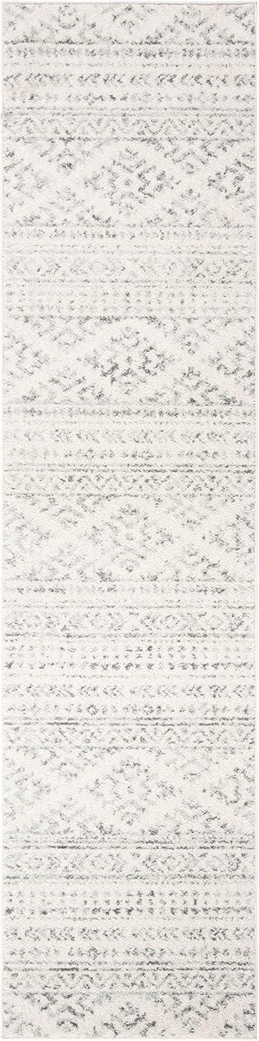 image:imageSAFAVIEH Area Rug 8x10 Tulum Collection Large Ivory amp Navy Moroccan Boho Tribal Design NonShedding amp Easy to Clean Ideal for Living Room Bedroom Dining Space TUL272DIvoryGrey