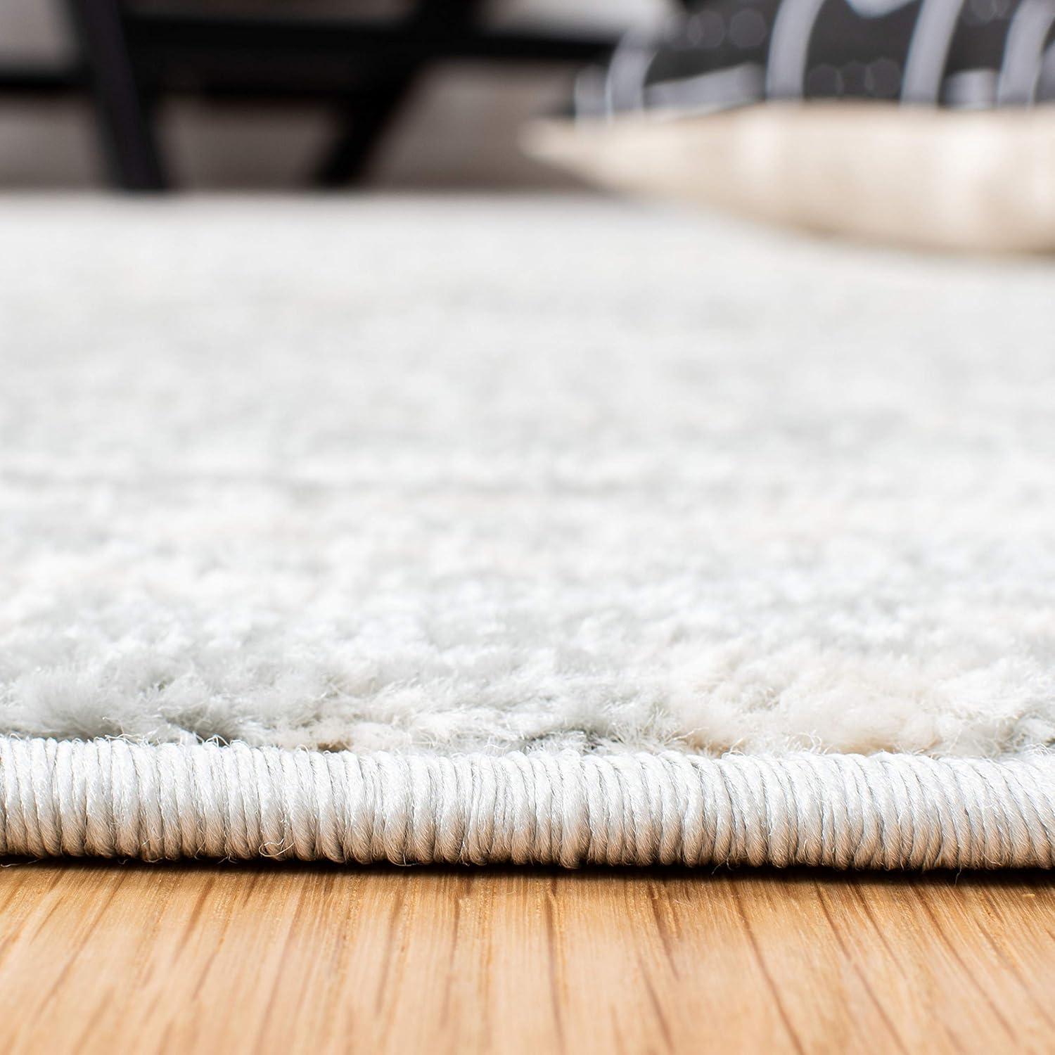 image:imageSAFAVIEH Area Rug 8x10 Tulum Collection Large Ivory amp Navy Moroccan Boho Tribal Design NonShedding amp Easy to Clean Ideal for Living Room Bedroom Dining Space TUL272DLight GreyIvory