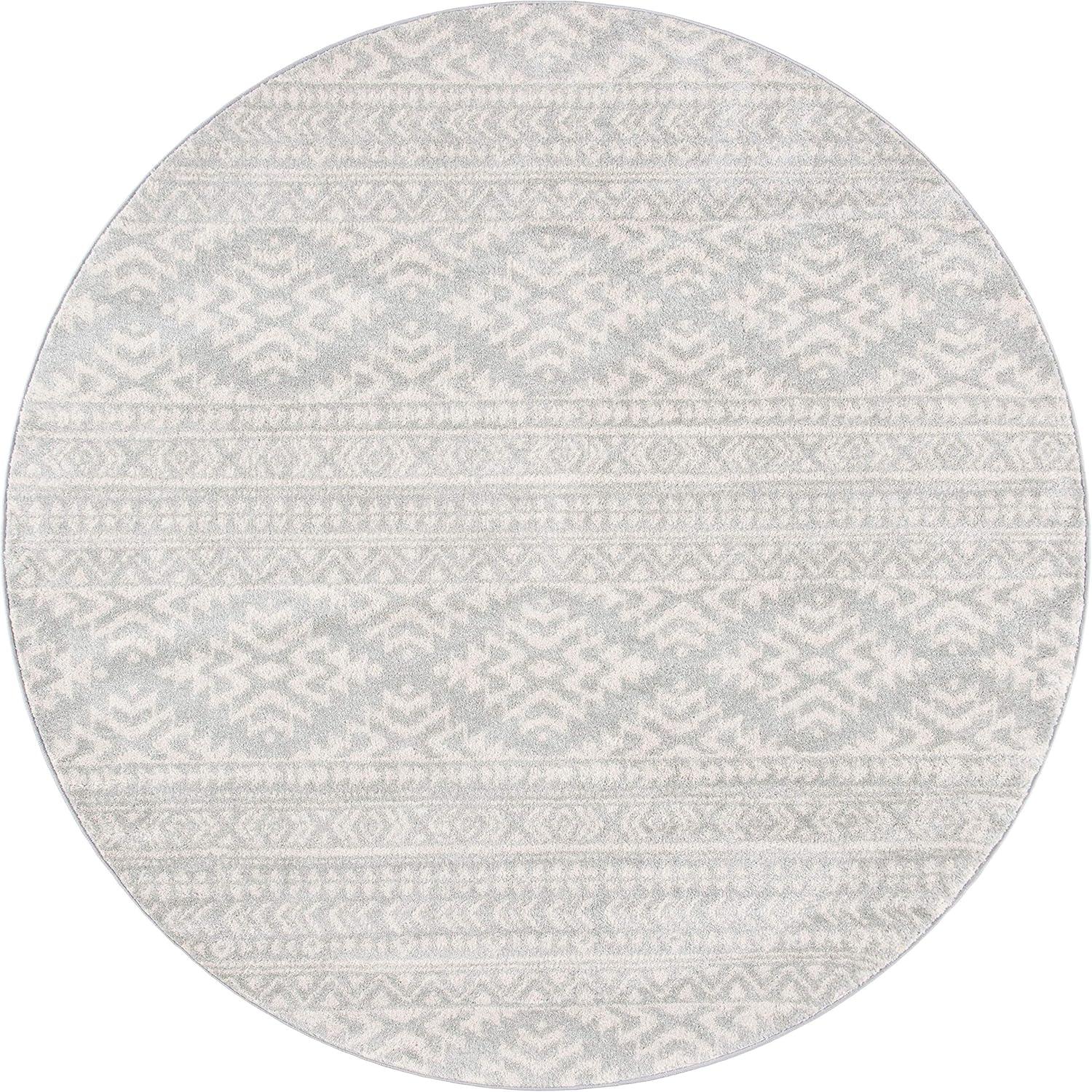 image:imageSAFAVIEH Area Rug 8x10 Tulum Collection Large Ivory amp Navy Moroccan Boho Tribal Design NonShedding amp Easy to Clean Ideal for Living Room Bedroom Dining Space TUL272DLight GreyIvory
