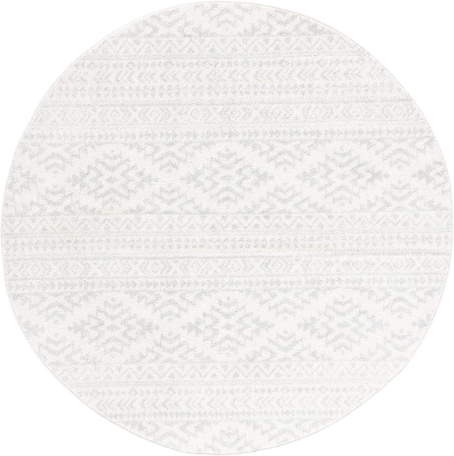 image:imageSAFAVIEH Area Rug 8x10 Tulum Collection Large Ivory amp Navy Moroccan Boho Tribal Design NonShedding amp Easy to Clean Ideal for Living Room Bedroom Dining Space TUL272DIvoryLight Grey