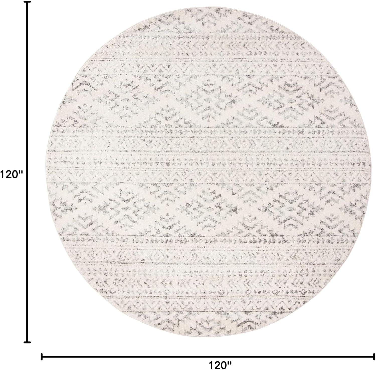 image:imageSAFAVIEH Area Rug 8x10 Tulum Collection Large Ivory amp Navy Moroccan Boho Tribal Design NonShedding amp Easy to Clean Ideal for Living Room Bedroom Dining Space TUL272DIvoryGrey
