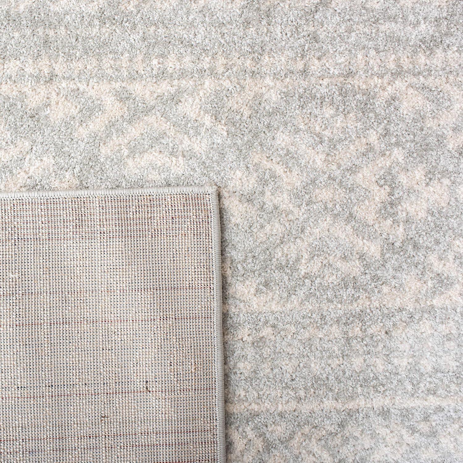 image:imageSAFAVIEH Area Rug 8x10 Tulum Collection Large Ivory amp Navy Moroccan Boho Tribal Design NonShedding amp Easy to Clean Ideal for Living Room Bedroom Dining Space TUL272DLight GreyIvory