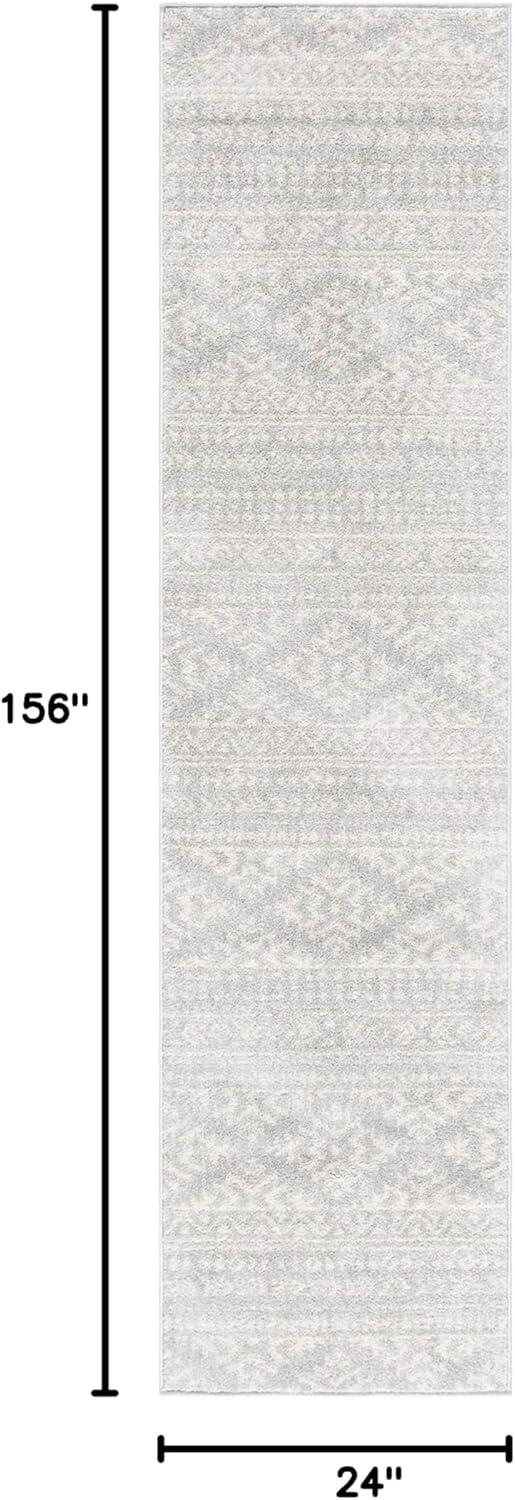 image:imageSAFAVIEH Area Rug 8x10 Tulum Collection Large Ivory amp Navy Moroccan Boho Tribal Design NonShedding amp Easy to Clean Ideal for Living Room Bedroom Dining Space TUL272DLight GreyIvory
