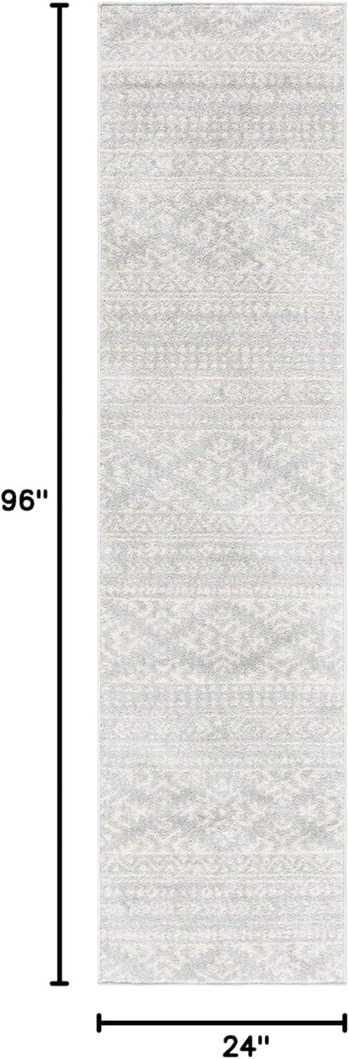 image:imageSAFAVIEH Area Rug 8x10 Tulum Collection Large Ivory amp Navy Moroccan Boho Tribal Design NonShedding amp Easy to Clean Ideal for Living Room Bedroom Dining Space TUL272DLight GreyIvory