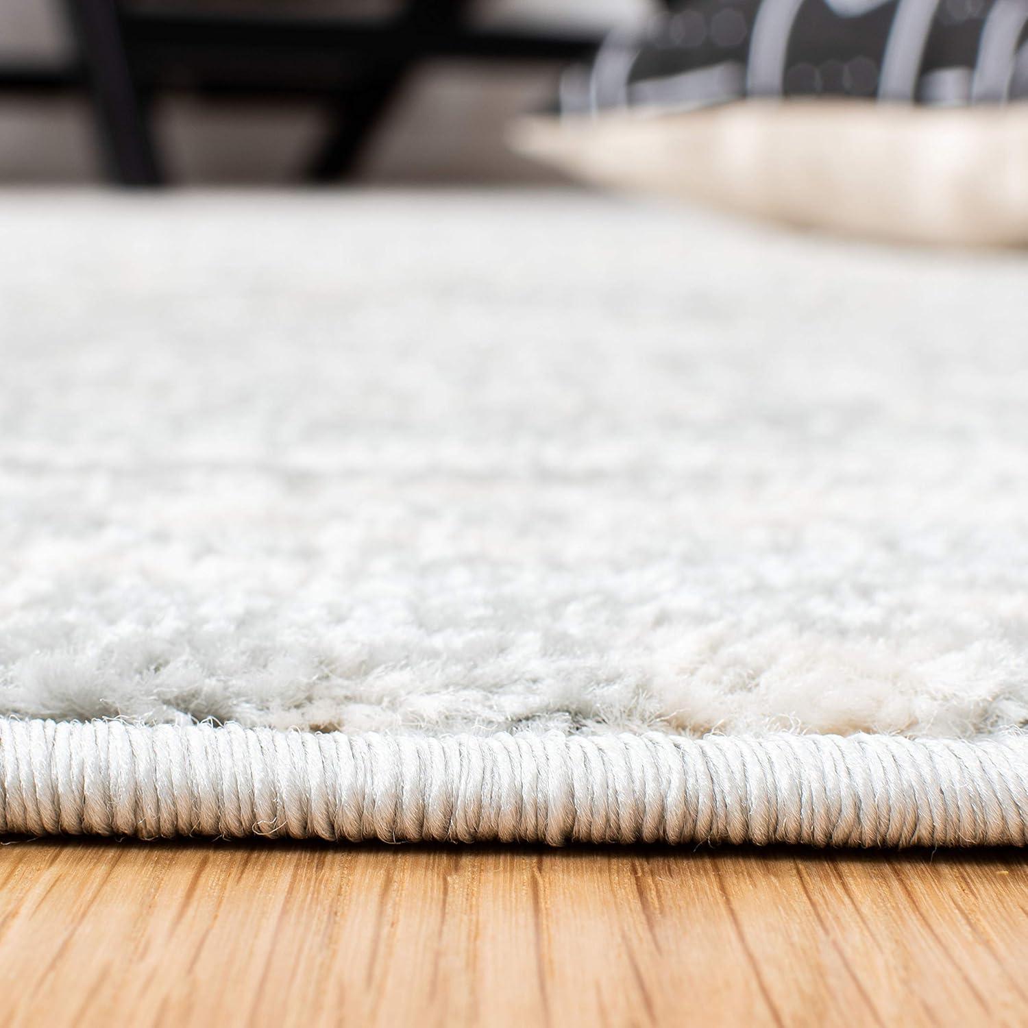 image:imageSAFAVIEH Area Rug 8x10 Tulum Collection Large Ivory amp Navy Moroccan Boho Tribal Design NonShedding amp Easy to Clean Ideal for Living Room Bedroom Dining Space TUL272DLight GreyIvory