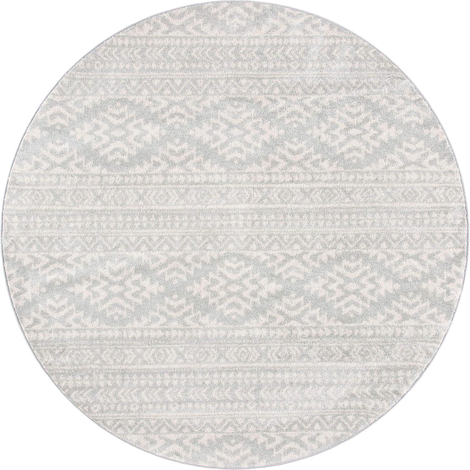 image:imageSAFAVIEH Area Rug 8x10 Tulum Collection Large Ivory amp Navy Moroccan Boho Tribal Design NonShedding amp Easy to Clean Ideal for Living Room Bedroom Dining Space TUL272DLight GreyIvory