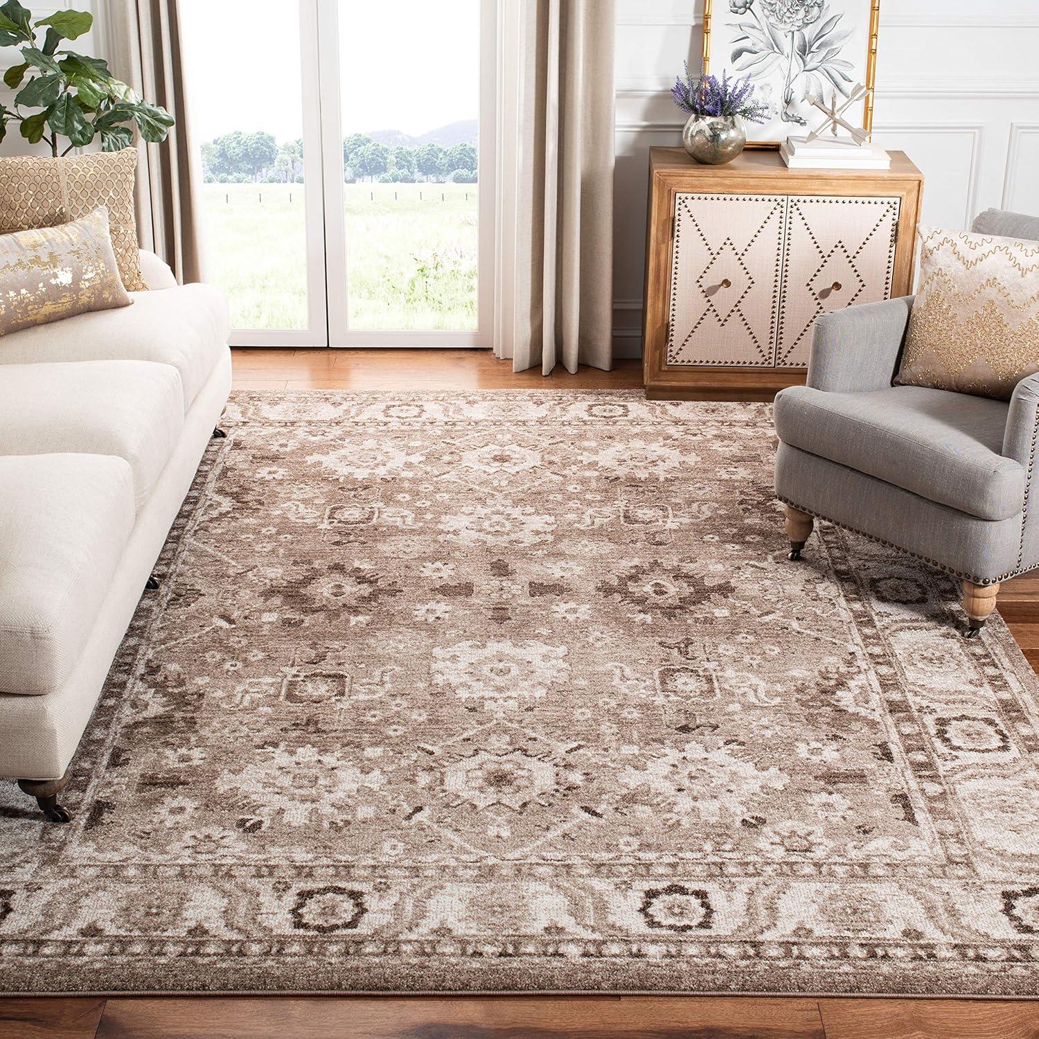 image:imageSAFAVIEH Area Rug 8x10 Vintage Hamadan Collection Large Orange amp Blue Traditional Persian Design NonShedding amp Easy to Clean Ideal for Living Room Bedroom Dining Space VTH214CTaupe