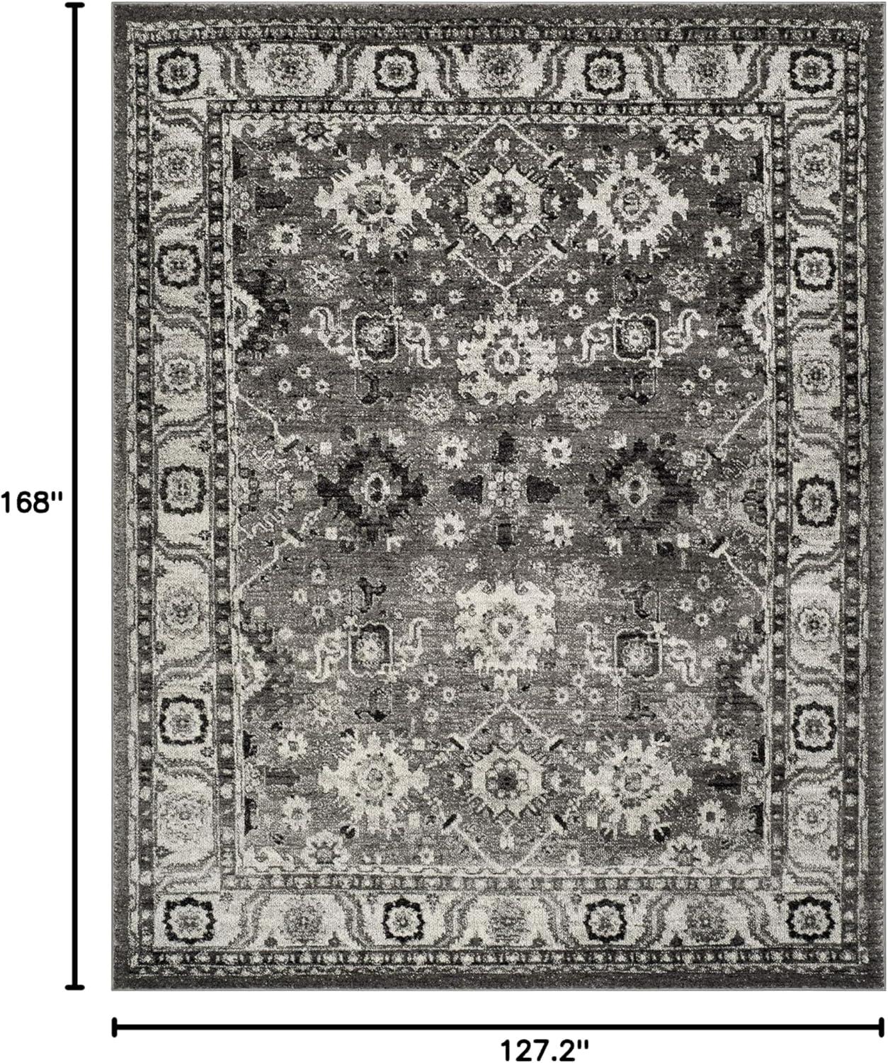image:imageSAFAVIEH Area Rug 8x10 Vintage Hamadan Collection Large Orange amp Blue Traditional Persian Design NonShedding amp Easy to Clean Ideal for Living Room Bedroom Dining Space VTH214CGreyBlack