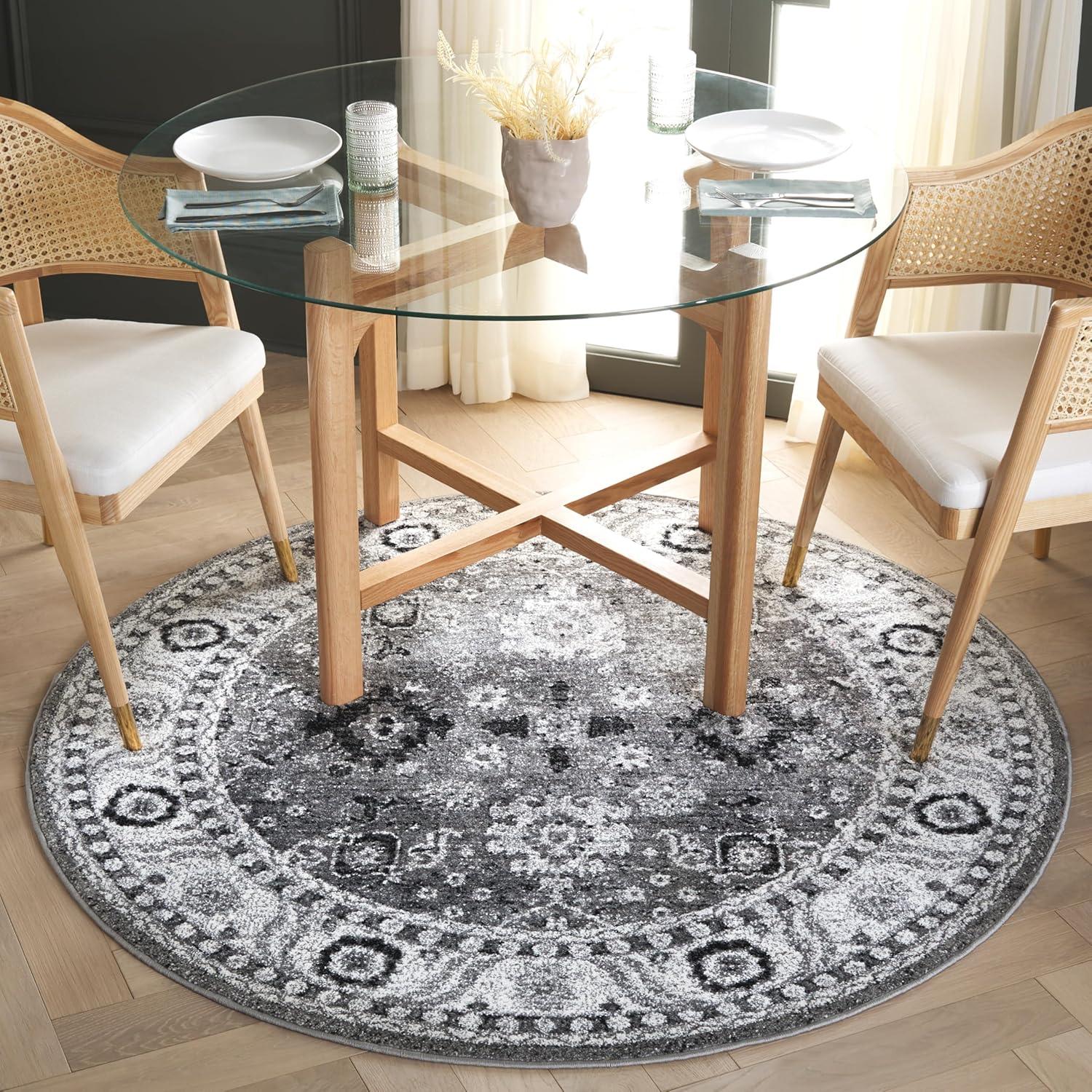image:imageSAFAVIEH Area Rug 8x10 Vintage Hamadan Collection Large Orange amp Blue Traditional Persian Design NonShedding amp Easy to Clean Ideal for Living Room Bedroom Dining Space VTH214CGreyBlack
