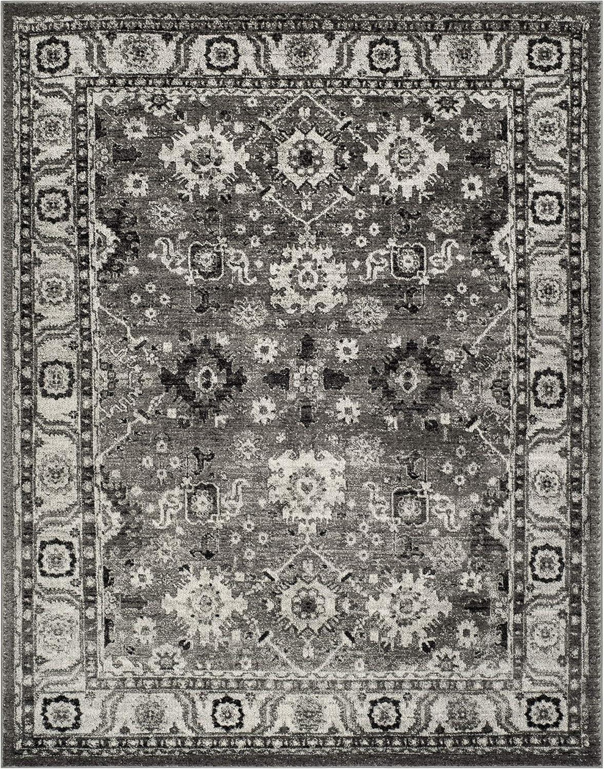image:imageSAFAVIEH Area Rug 8x10 Vintage Hamadan Collection Large Orange amp Blue Traditional Persian Design NonShedding amp Easy to Clean Ideal for Living Room Bedroom Dining Space VTH214CGreyBlack