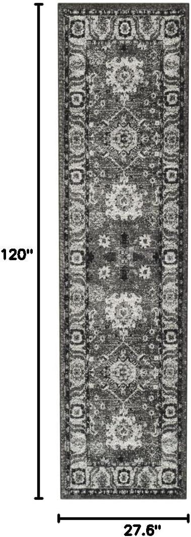 image:imageSAFAVIEH Area Rug 8x10 Vintage Hamadan Collection Large Orange amp Blue Traditional Persian Design NonShedding amp Easy to Clean Ideal for Living Room Bedroom Dining Space VTH214CGreyBlack