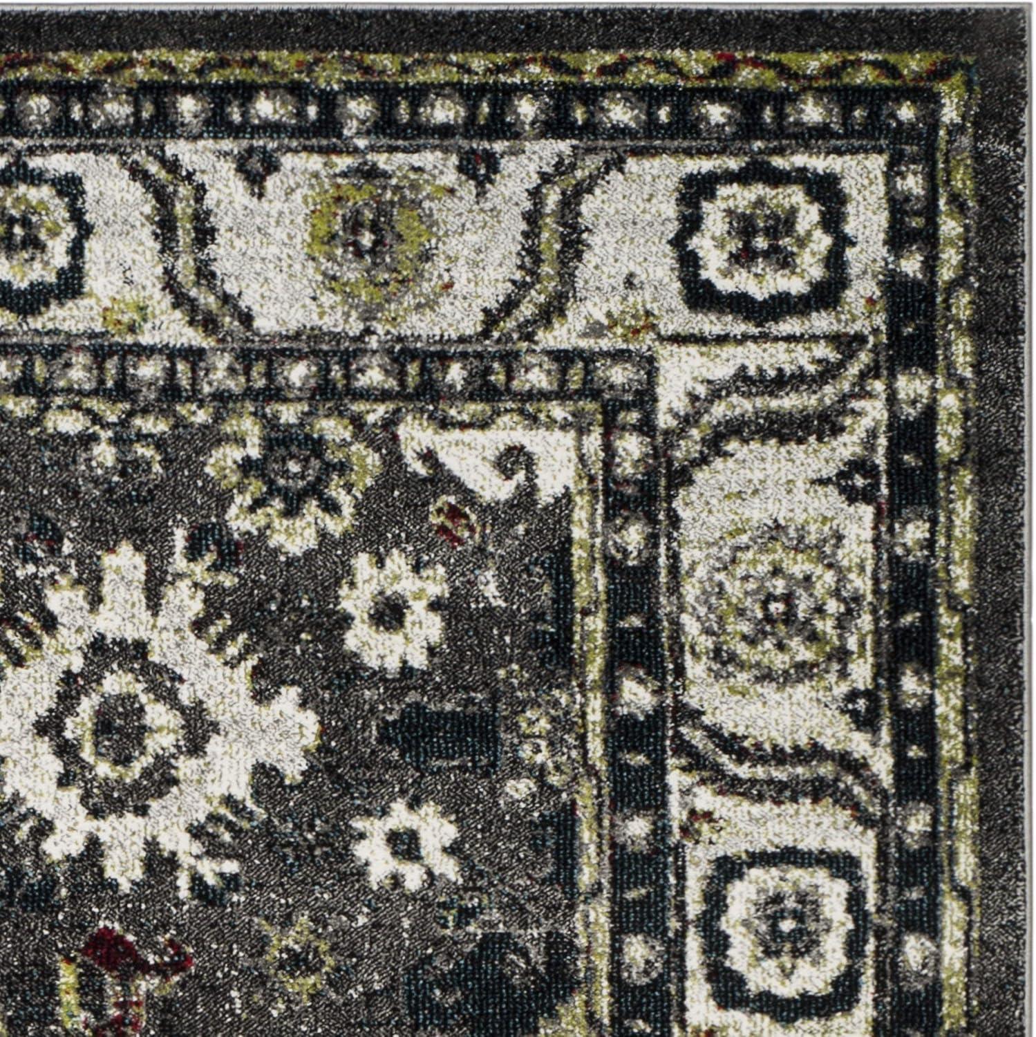 image:imageSAFAVIEH Area Rug 8x10 Vintage Hamadan Collection Large Orange amp Blue Traditional Persian Design NonShedding amp Easy to Clean Ideal for Living Room Bedroom Dining Space VTH214CDark GreyIvory