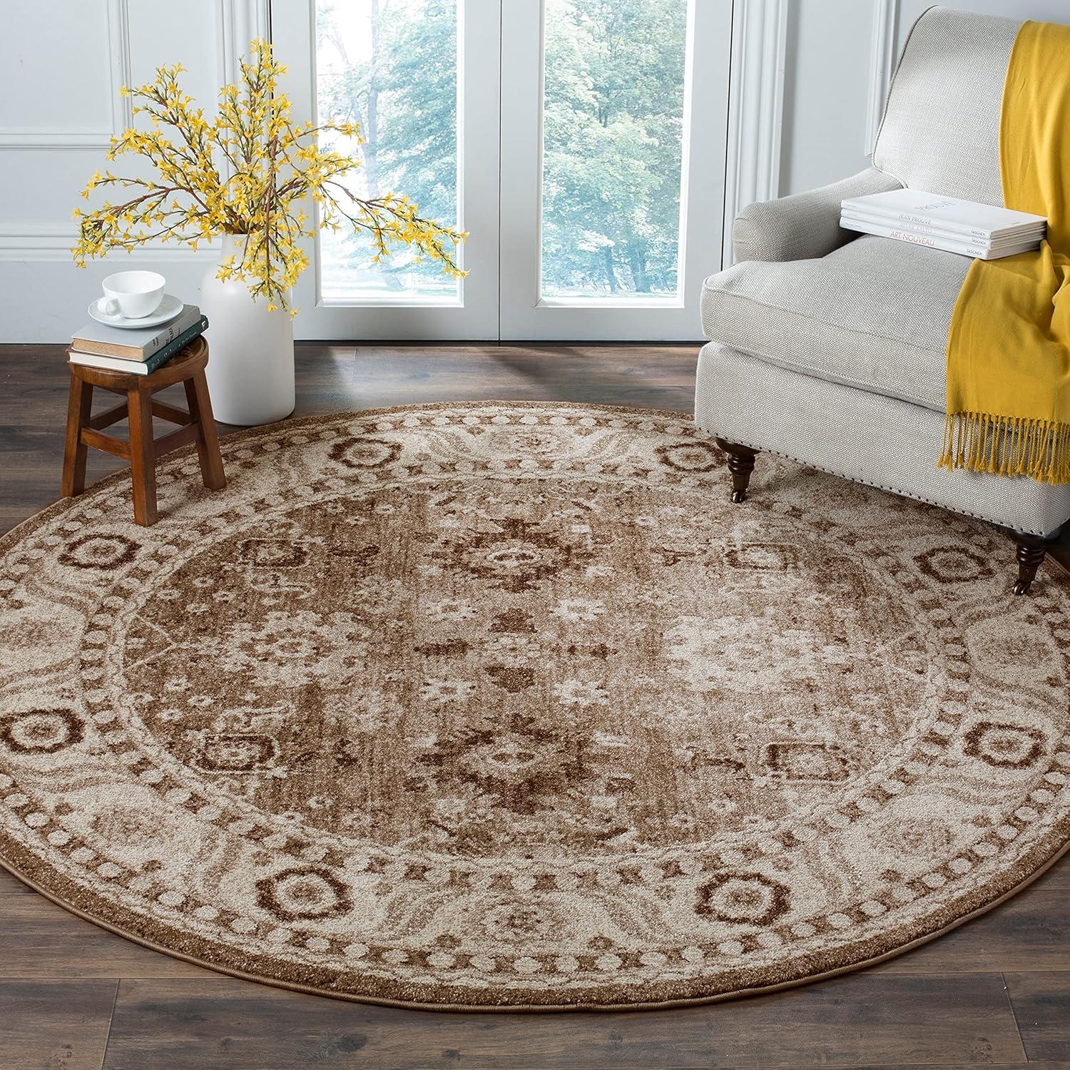 image:imageSAFAVIEH Area Rug 8x10 Vintage Hamadan Collection Large Orange amp Blue Traditional Persian Design NonShedding amp Easy to Clean Ideal for Living Room Bedroom Dining Space VTH214CTaupe