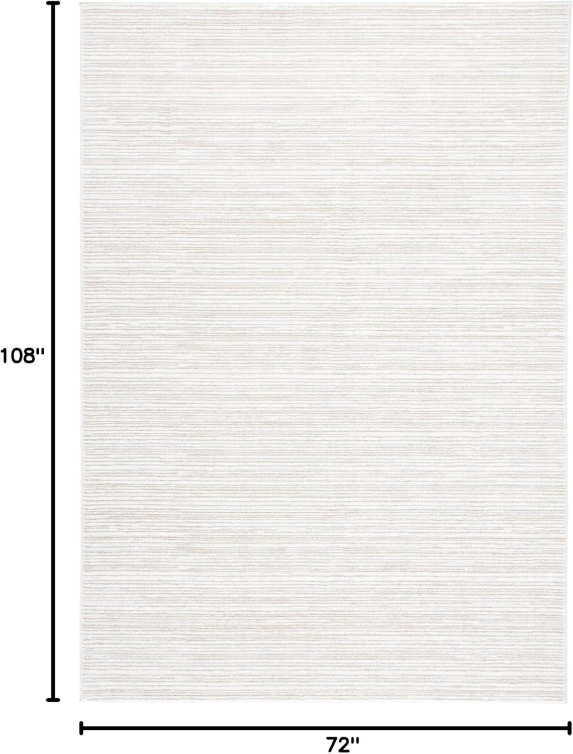 image:imageSAFAVIEH Area Rug 8x10 Vision Collection Large Ivory Modern Ombre Design NonShedding amp Easy to Clean Ideal for Living Room Bedroom Dining Space VSN606JIvory