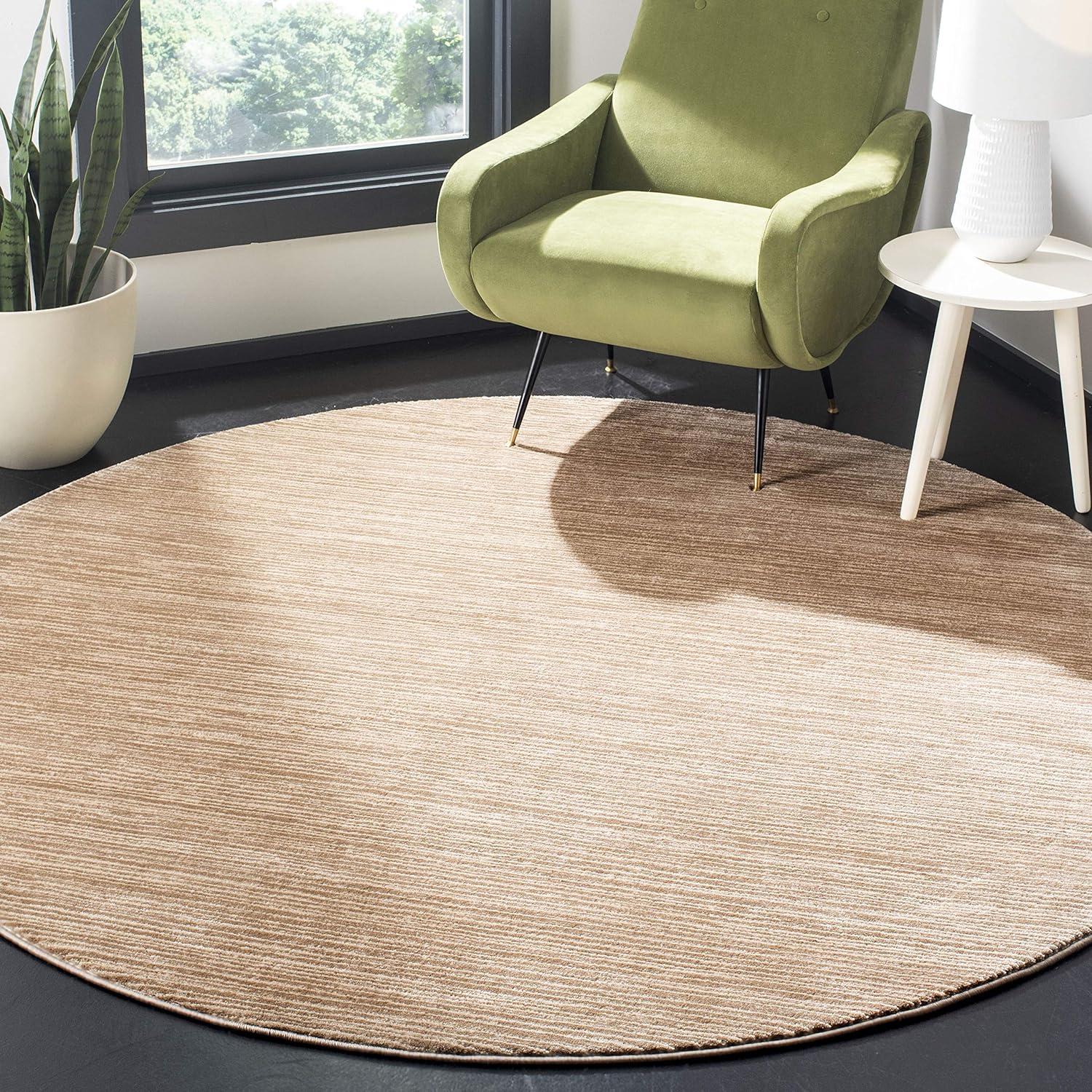 image:imageSAFAVIEH Area Rug 8x10 Vision Collection Large Ivory Modern Ombre Design NonShedding amp Easy to Clean Ideal for Living Room Bedroom Dining Space VSN606JLight Brown