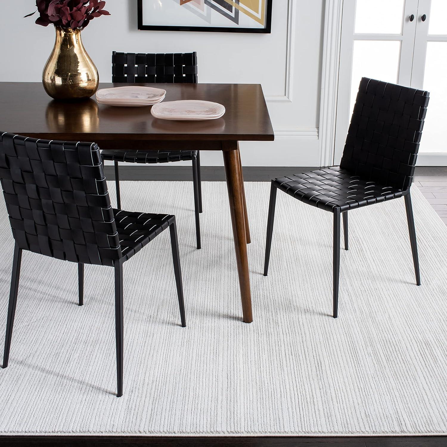 image:imageSAFAVIEH Area Rug 8x10 Vision Collection Large Ivory Modern Ombre Design NonShedding amp Easy to Clean Ideal for Living Room Bedroom Dining Space VSN606JIvory Grey