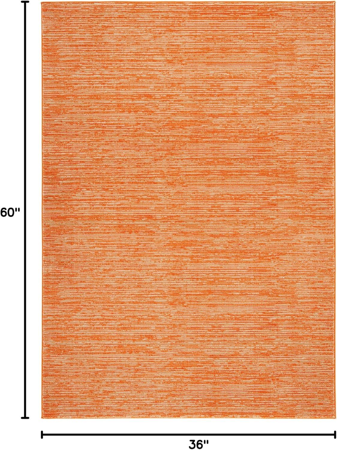 image:imageSAFAVIEH Area Rug 8x10 Vision Collection Large Ivory Modern Ombre Design NonShedding amp Easy to Clean Ideal for Living Room Bedroom Dining Space VSN606JOrange