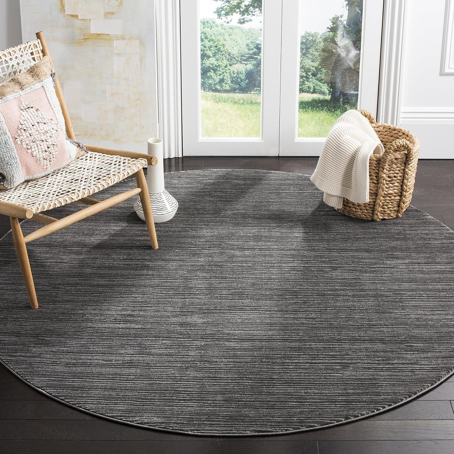 image:imageSAFAVIEH Area Rug 8x10 Vision Collection Large Ivory Modern Ombre Design NonShedding amp Easy to Clean Ideal for Living Room Bedroom Dining Space VSN606JGrey