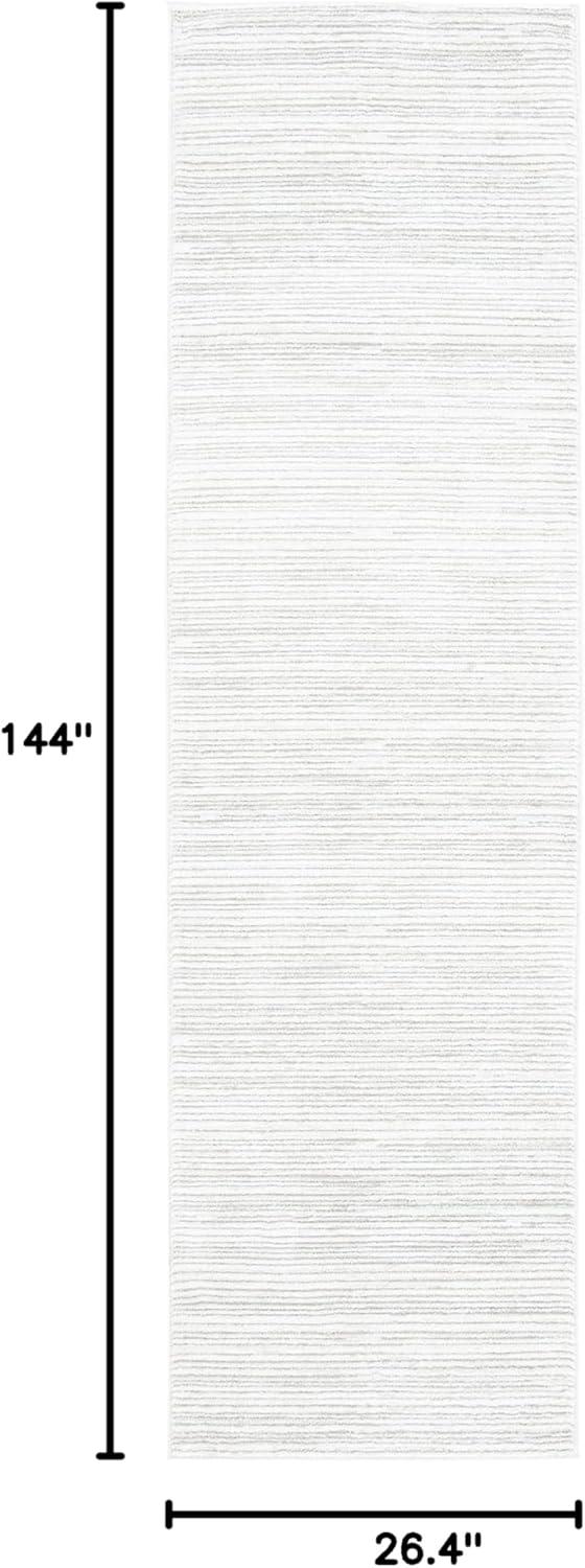 image:imageSAFAVIEH Area Rug 8x10 Vision Collection Large Ivory Modern Ombre Design NonShedding amp Easy to Clean Ideal for Living Room Bedroom Dining Space VSN606JIvory Grey