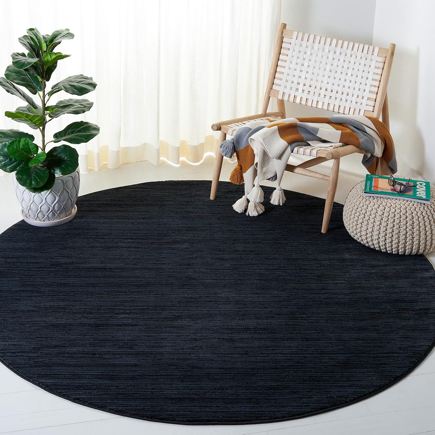 image:imageSAFAVIEH Area Rug 8x10 Vision Collection Large Ivory Modern Ombre Design NonShedding amp Easy to Clean Ideal for Living Room Bedroom Dining Space VSN606JBlack