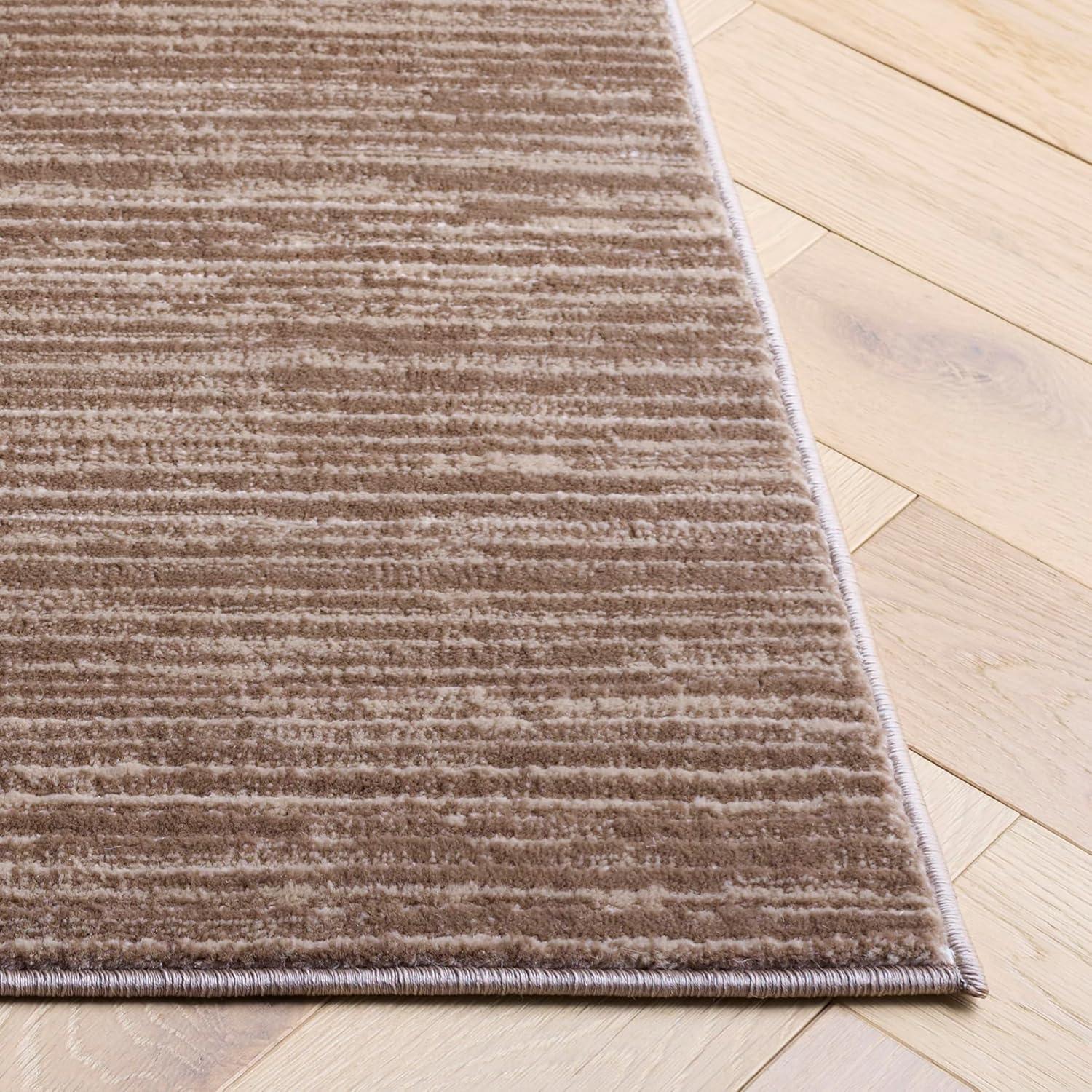 image:imageSAFAVIEH Area Rug 8x10 Vision Collection Large Ivory Modern Ombre Design NonShedding amp Easy to Clean Ideal for Living Room Bedroom Dining Space VSN606JLight Brown