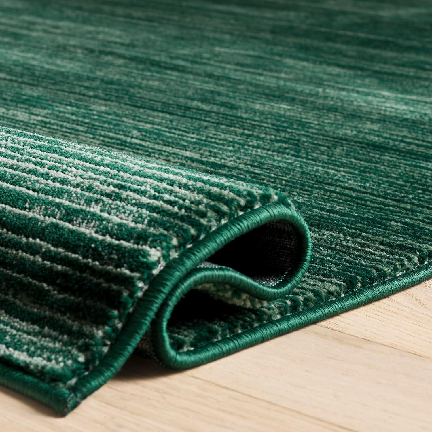 image:imageSAFAVIEH Area Rug 8x10 Vision Collection Large Ivory Modern Ombre Design NonShedding amp Easy to Clean Ideal for Living Room Bedroom Dining Space VSN606JDark Green