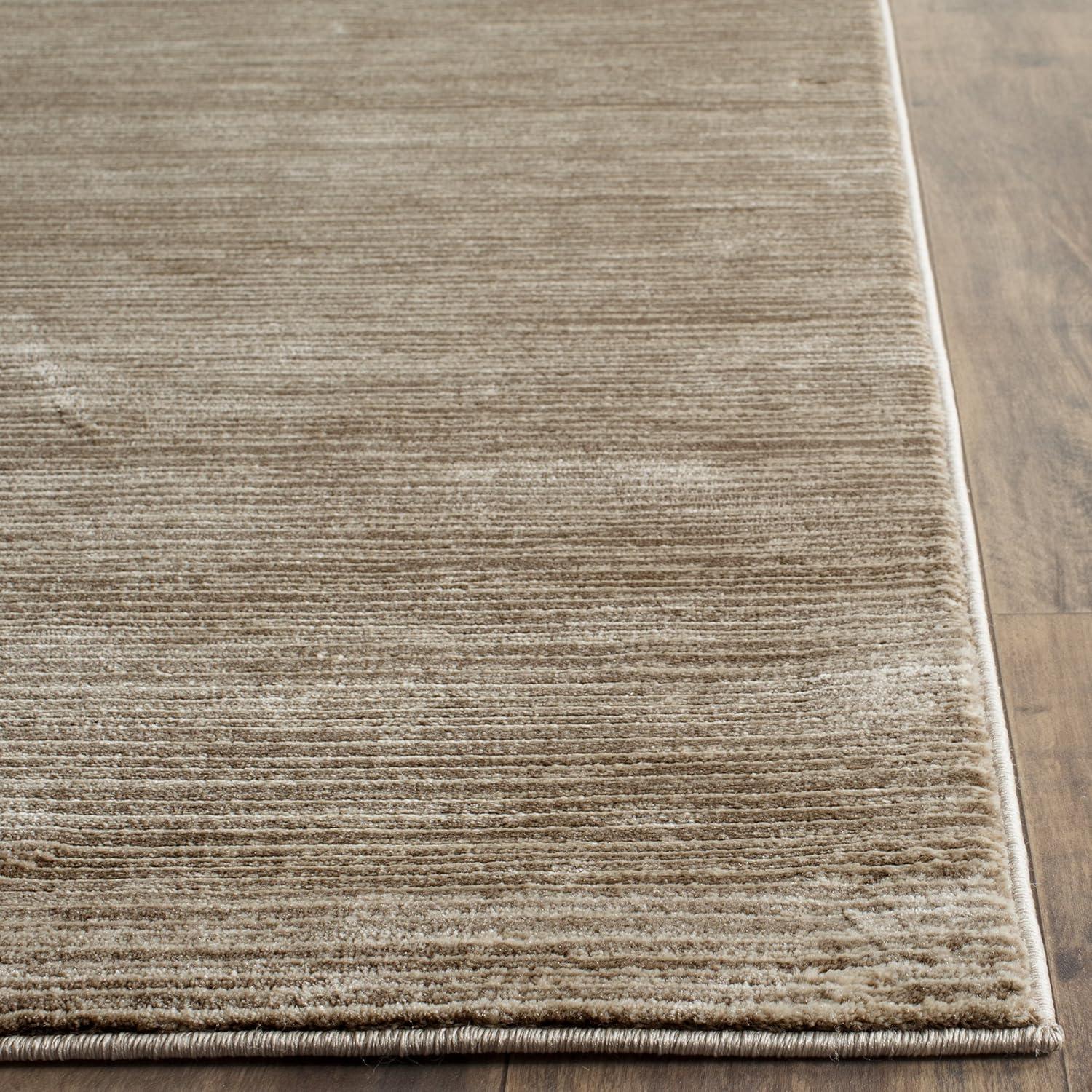 image:imageSAFAVIEH Area Rug 8x10 Vision Collection Large Ivory Modern Ombre Design NonShedding amp Easy to Clean Ideal for Living Room Bedroom Dining Space VSN606JLight Brown