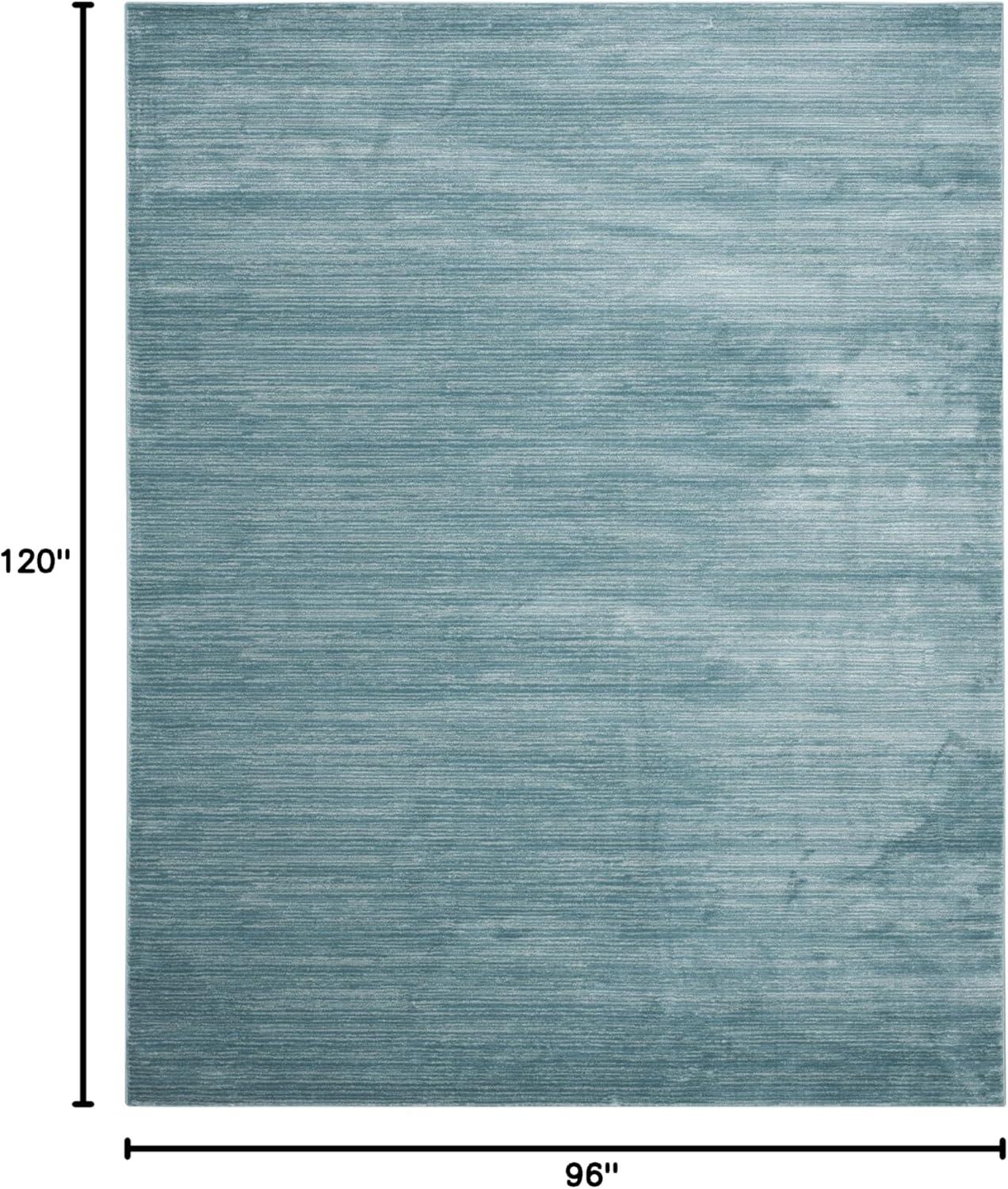 image:imageSAFAVIEH Area Rug 8x10 Vision Collection Large Ivory Modern Ombre Design NonShedding amp Easy to Clean Ideal for Living Room Bedroom Dining Space VSN606JAqua