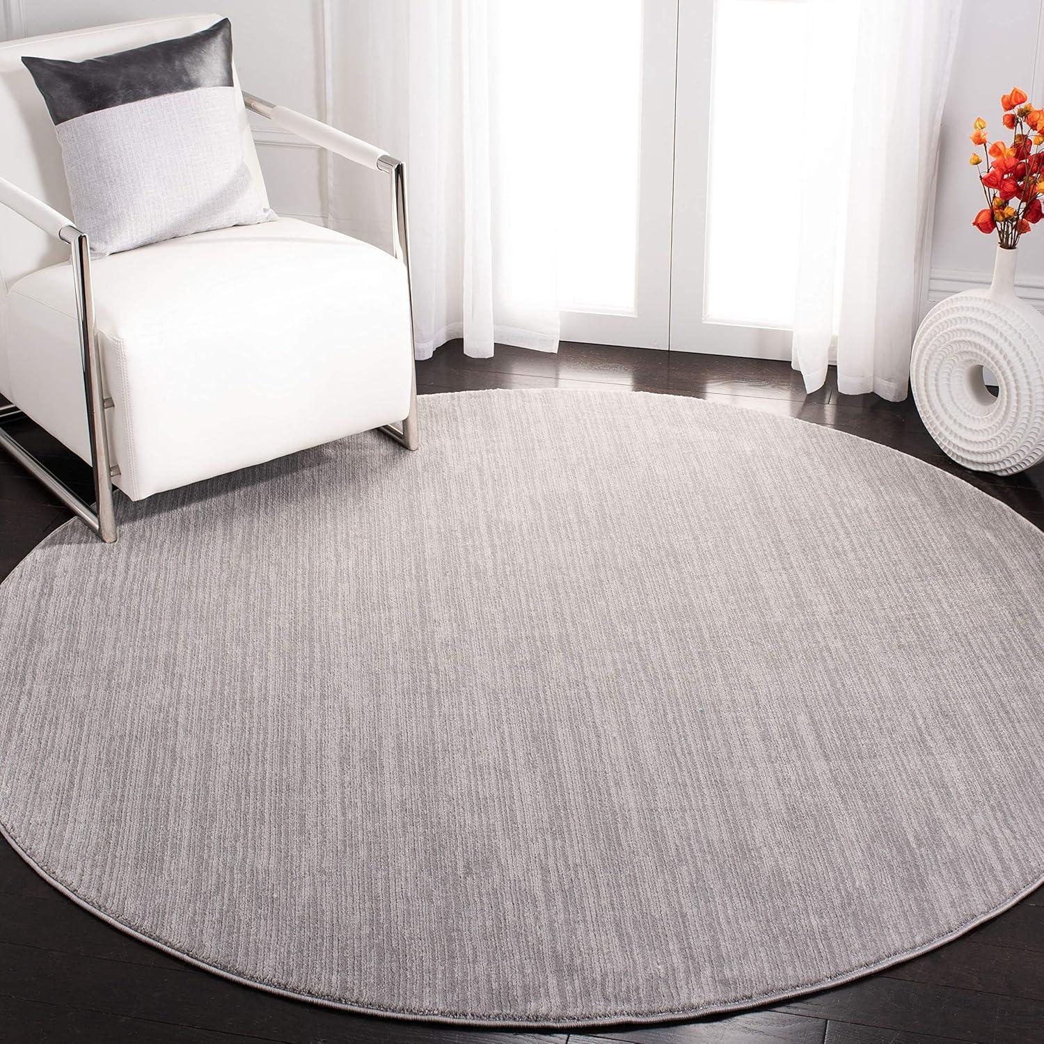 image:imageSAFAVIEH Area Rug 8x10 Vision Collection Large Ivory Modern Ombre Design NonShedding amp Easy to Clean Ideal for Living Room Bedroom Dining Space VSN606JSilver