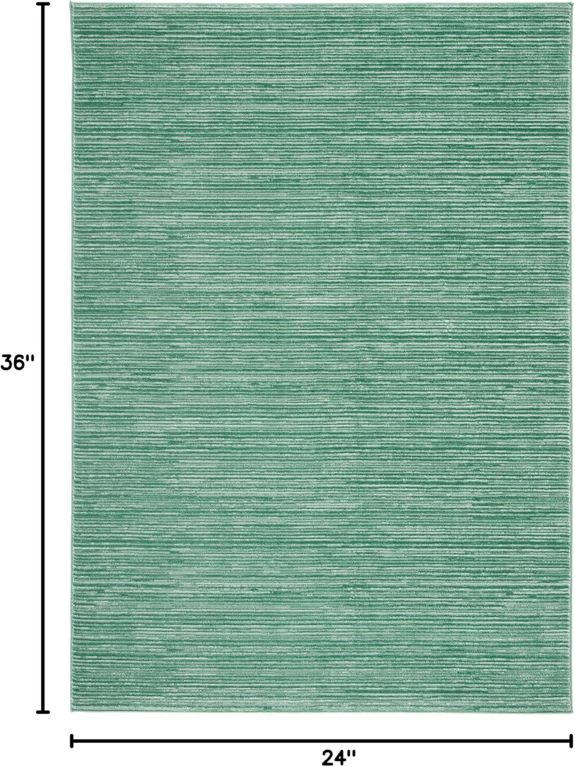 image:imageSAFAVIEH Area Rug 8x10 Vision Collection Large Ivory Modern Ombre Design NonShedding amp Easy to Clean Ideal for Living Room Bedroom Dining Space VSN606JLight Green
