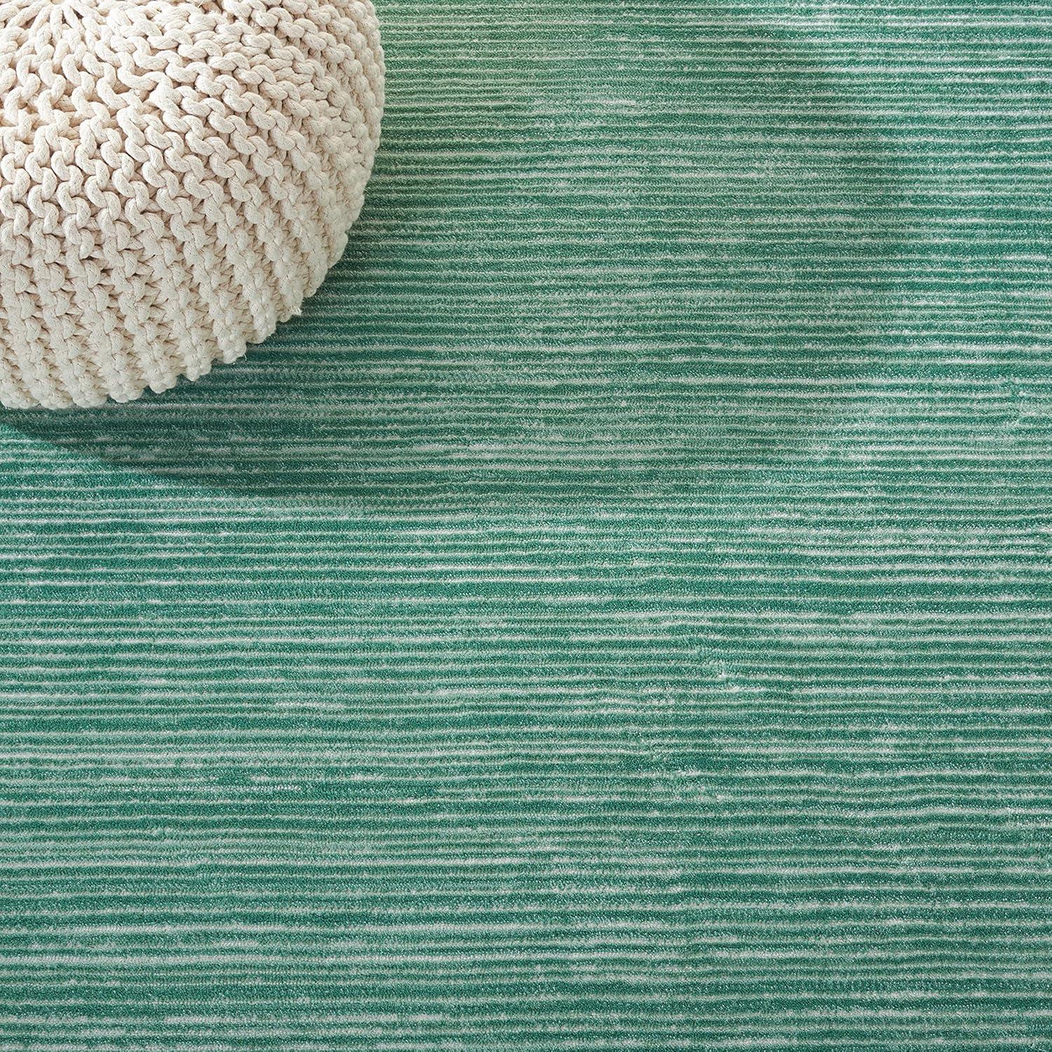 image:imageSAFAVIEH Area Rug 8x10 Vision Collection Large Ivory Modern Ombre Design NonShedding amp Easy to Clean Ideal for Living Room Bedroom Dining Space VSN606JLight Green