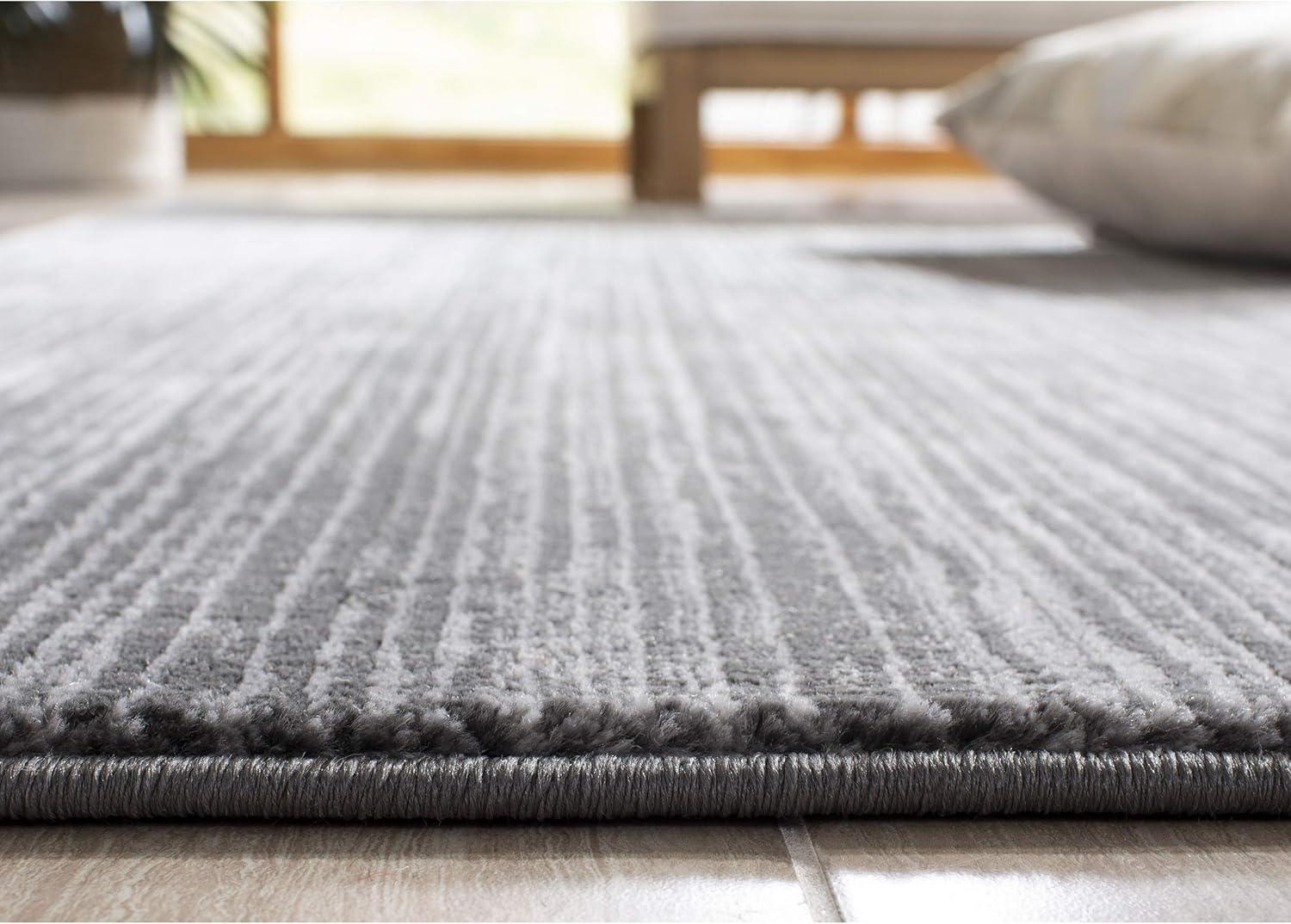 image:imageSAFAVIEH Area Rug 8x10 Vision Collection Large Ivory Modern Ombre Design NonShedding amp Easy to Clean Ideal for Living Room Bedroom Dining Space VSN606JGrey