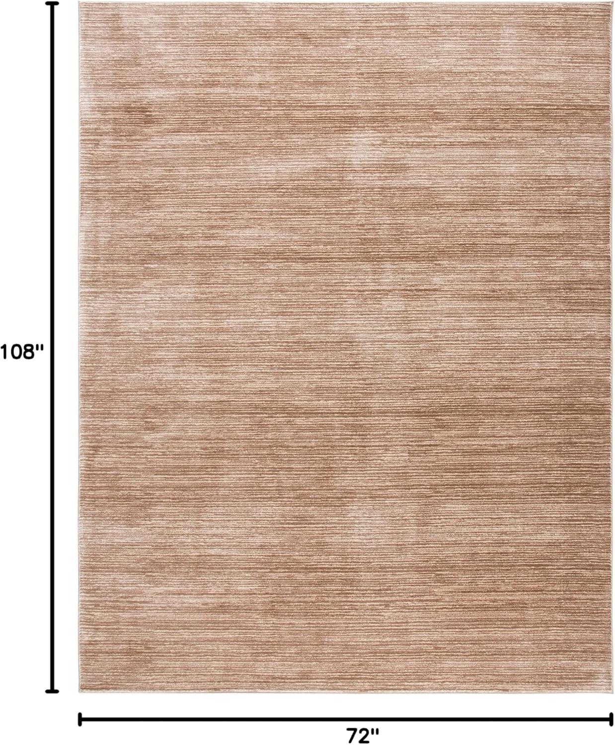 image:imageSAFAVIEH Area Rug 8x10 Vision Collection Large Ivory Modern Ombre Design NonShedding amp Easy to Clean Ideal for Living Room Bedroom Dining Space VSN606JLight Brown
