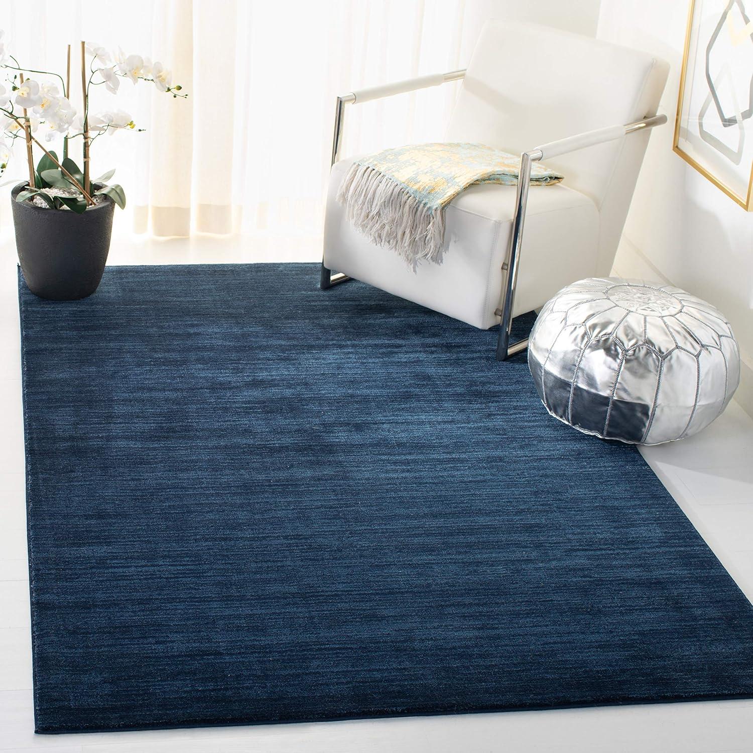 image:imageSAFAVIEH Area Rug 8x10 Vision Collection Large Ivory Modern Ombre Design NonShedding amp Easy to Clean Ideal for Living Room Bedroom Dining Space VSN606JNavy