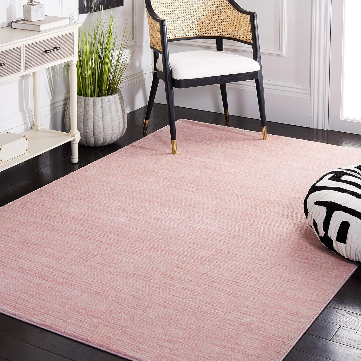 image:imageSAFAVIEH Area Rug 8x10 Vision Collection Large Ivory Modern Ombre Design NonShedding amp Easy to Clean Ideal for Living Room Bedroom Dining Space VSN606JPink